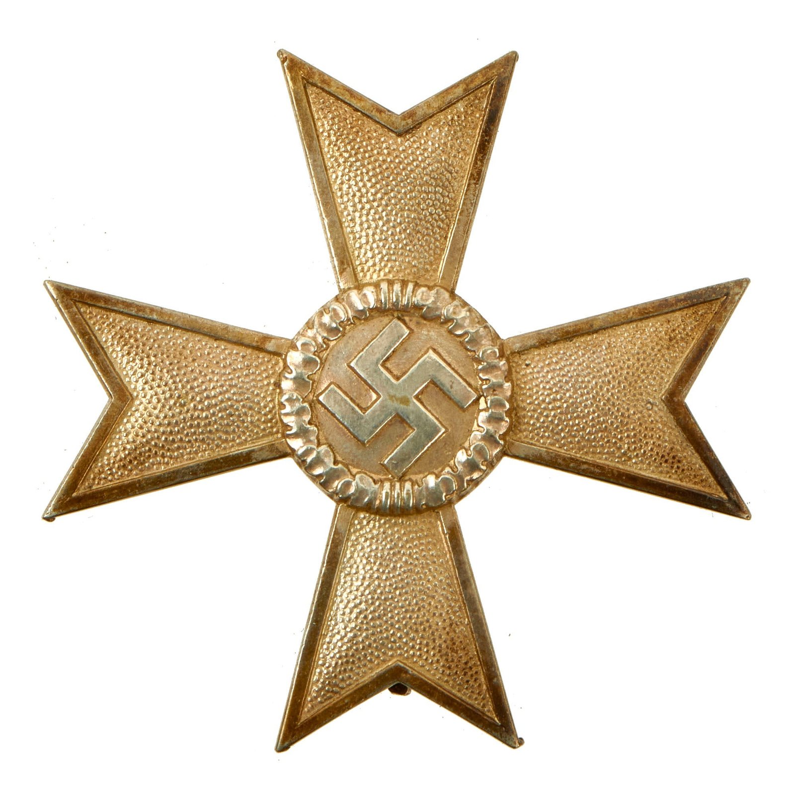 Buy Original German WWII Silver War Merit Cross KvK 1st Class - Kriegsverdienstkreuz - Unmarked | Original Firearms Antique For Sale