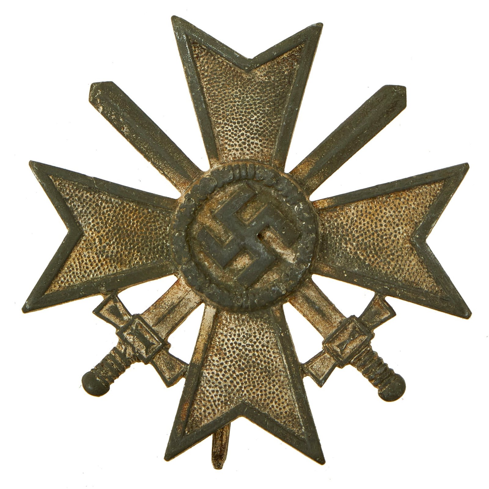 Buy Original German WWII War Merit Cross KvK 1st Class with Swords by Wilhelm Deumer of Lüdenscheid - Kriegsverdienstkreuz | Original Firearms Antique For Sale