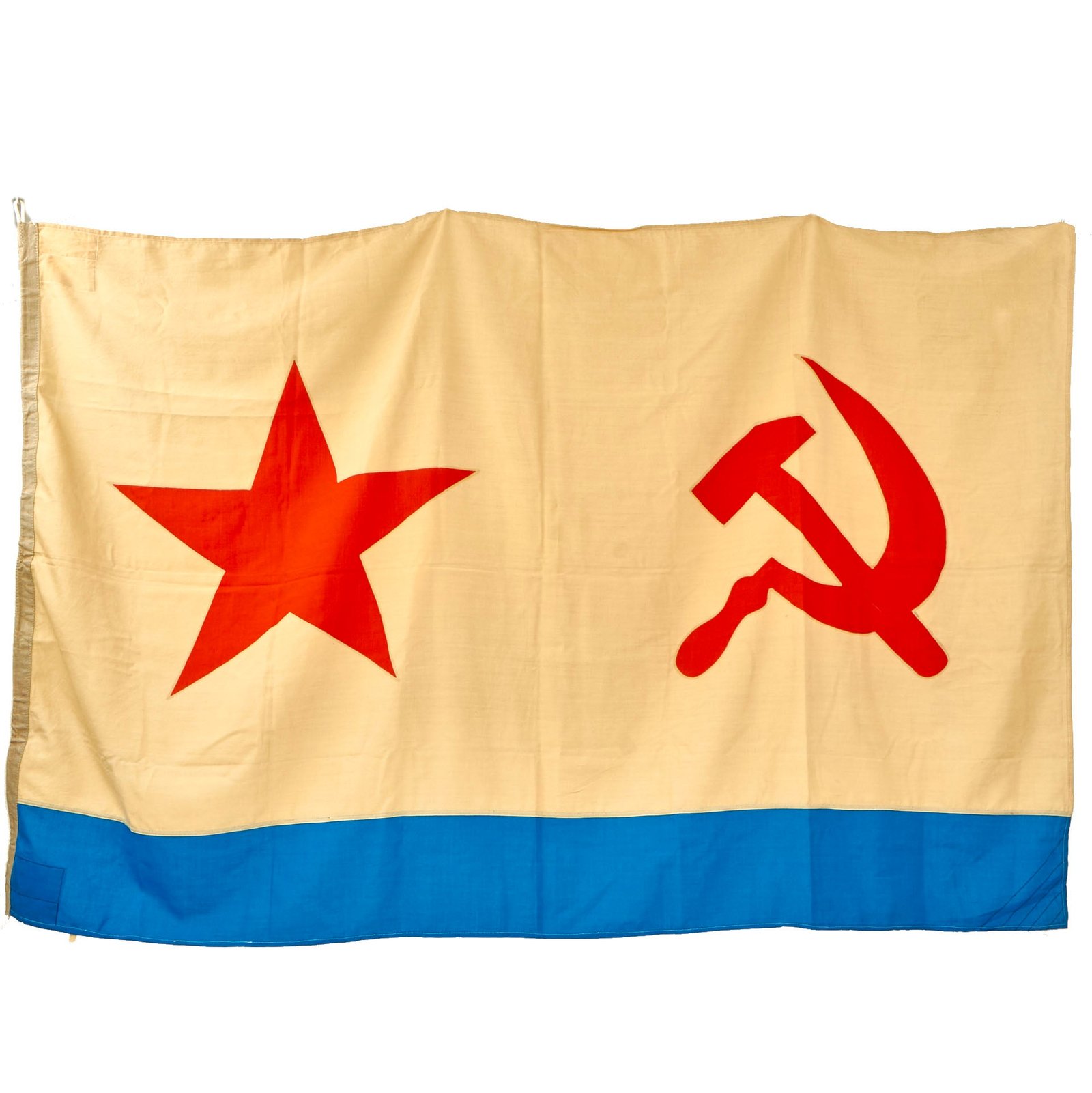 Buy Original Late Cold War Russian Naval Ensign of the Soviet Union dated 1989 - 48" x 80" | Original Firearms Antique For Sale