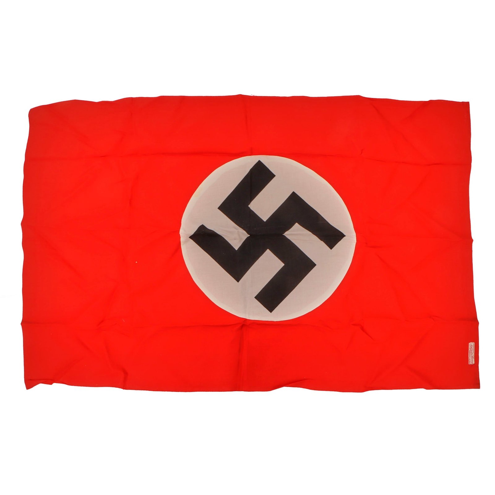 Original German WWII Unissued NSDAP Double Sided National Political Flag by Arfelstedt & Hornung - 31" x 47"
