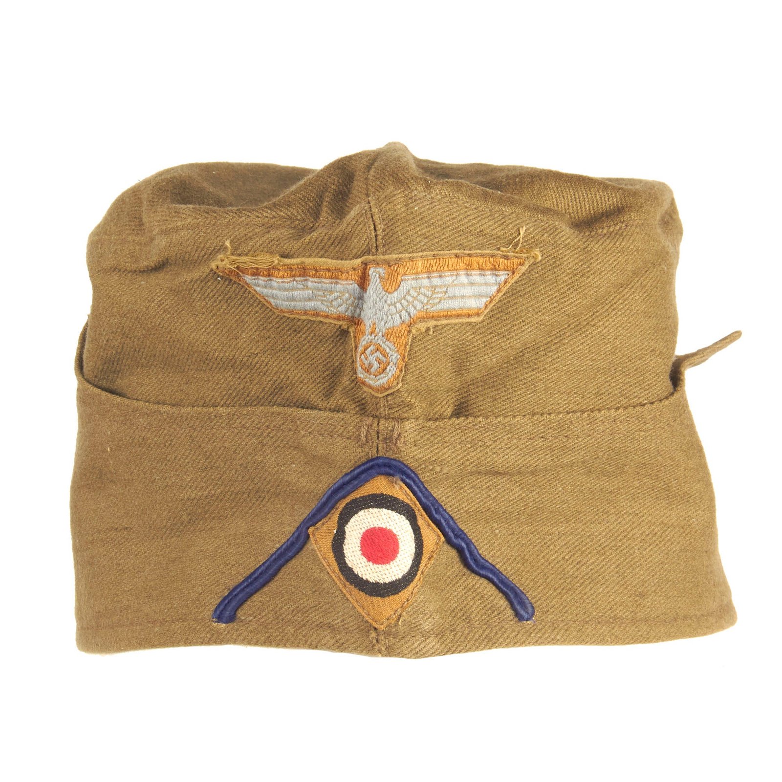 Buy Original German WWII DAK Afrikakorps Medical EM-NCO M38 Overseas Cap by Hans Brandt in size 52cm - dated 1942 | Original Firearms Antique For Sale