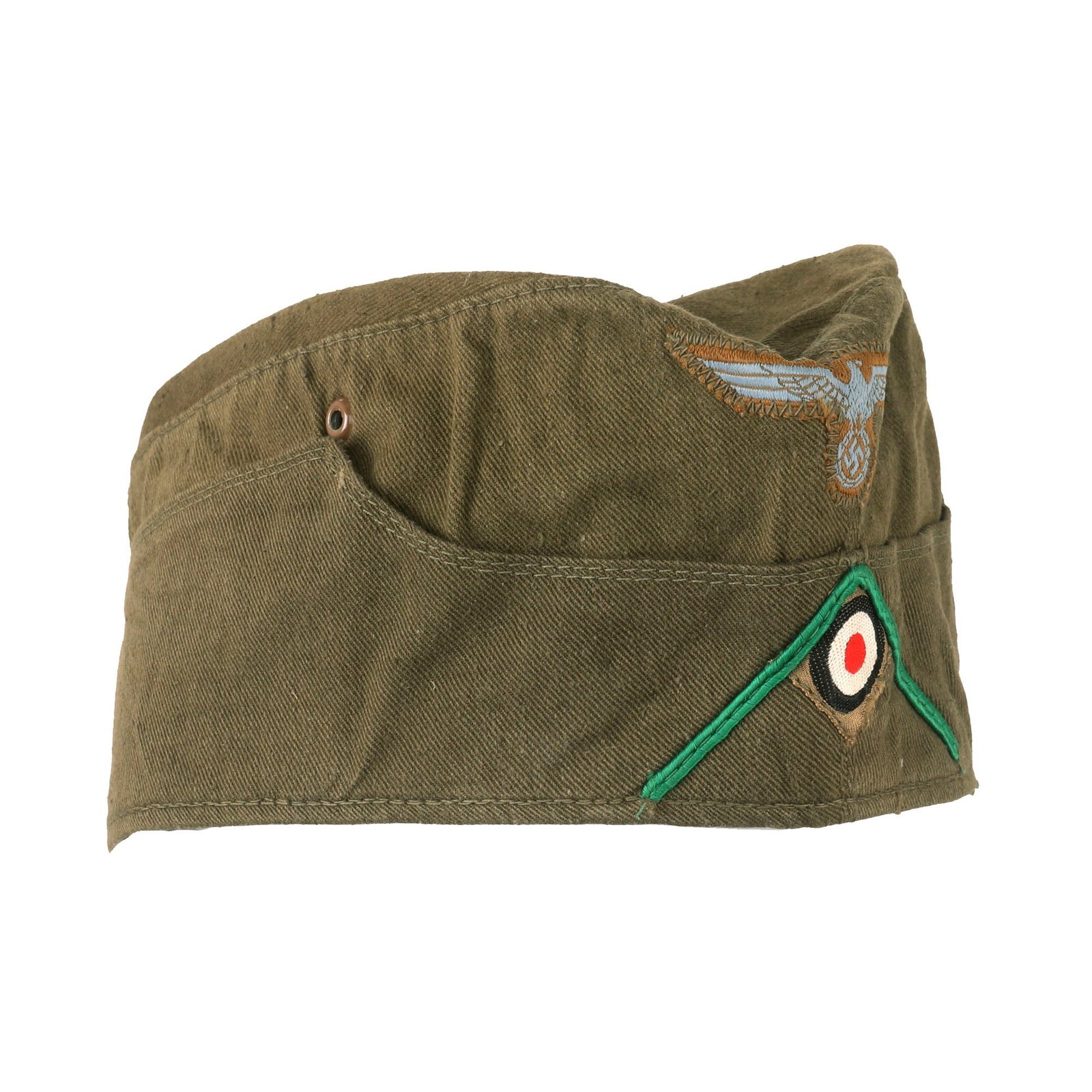 Buy Original German WWII 1942 Dated DAK Afrikakorps Gebirgsjäger EM-NCO M38 Overseas Cap by F. Weissbach - size 61cm | Original Firearms Antique For Sale
