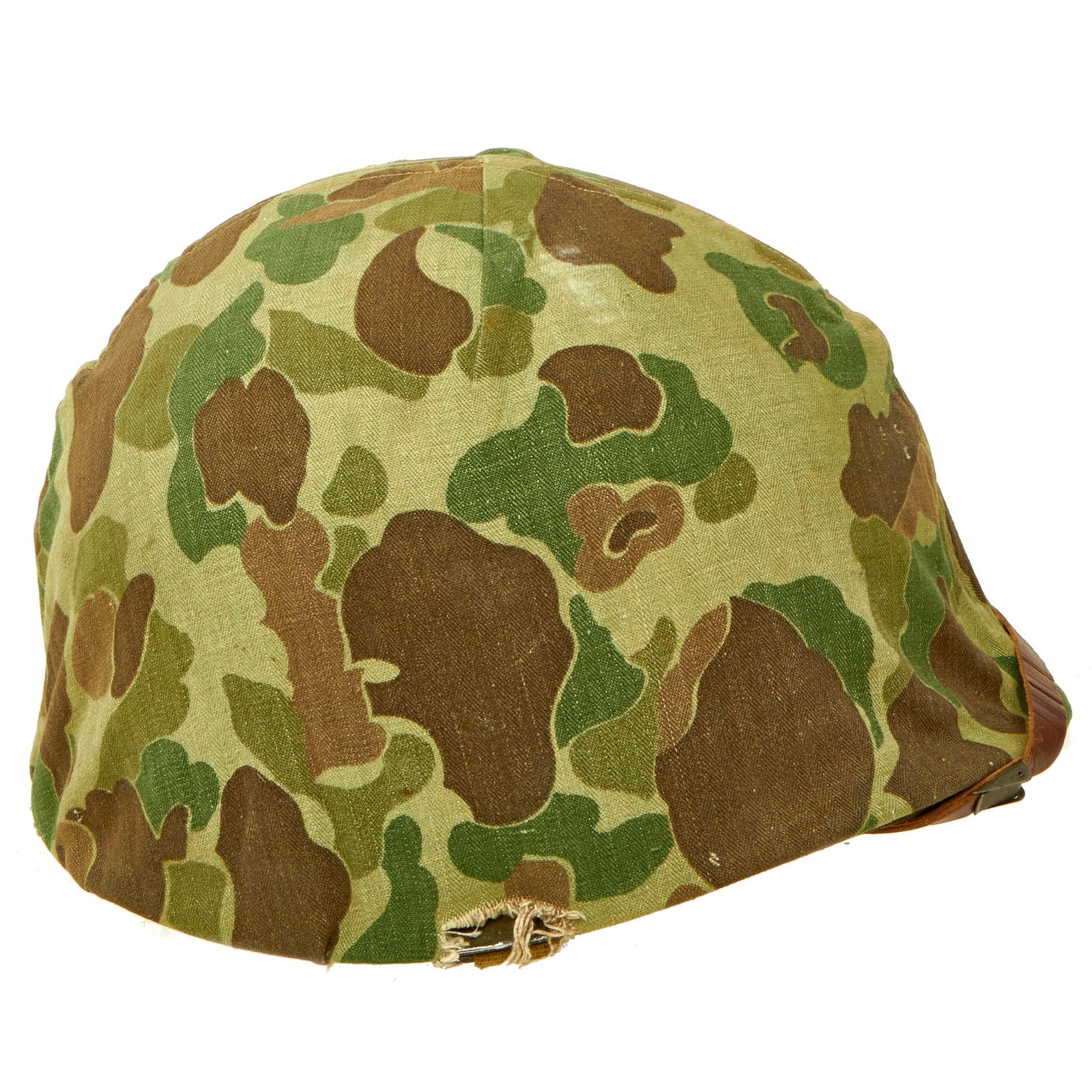 Buy Original U.S. WWII Early Complete 1942 M1 McCord Front Seam Fixed Bale Helmet with Westinghouse Liner and Early USMC 1st Issue Helmet Cover - Excellent Condition | Original Firearms Antique For Sale
