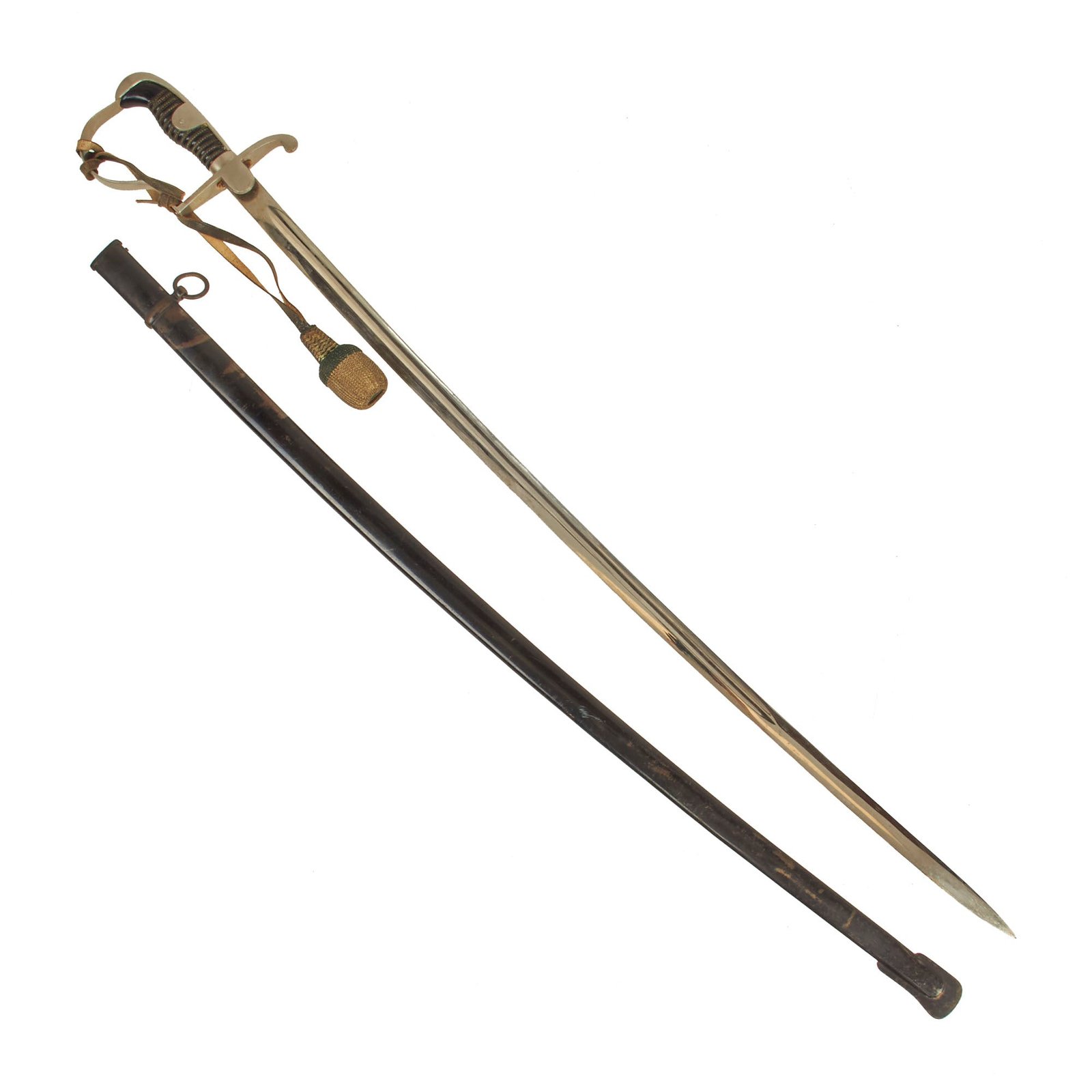 Buy Original German WWII NCO Dove's Head Sword by Carl Eickhorn With Scabbard | Original Firearms Antique For Sale