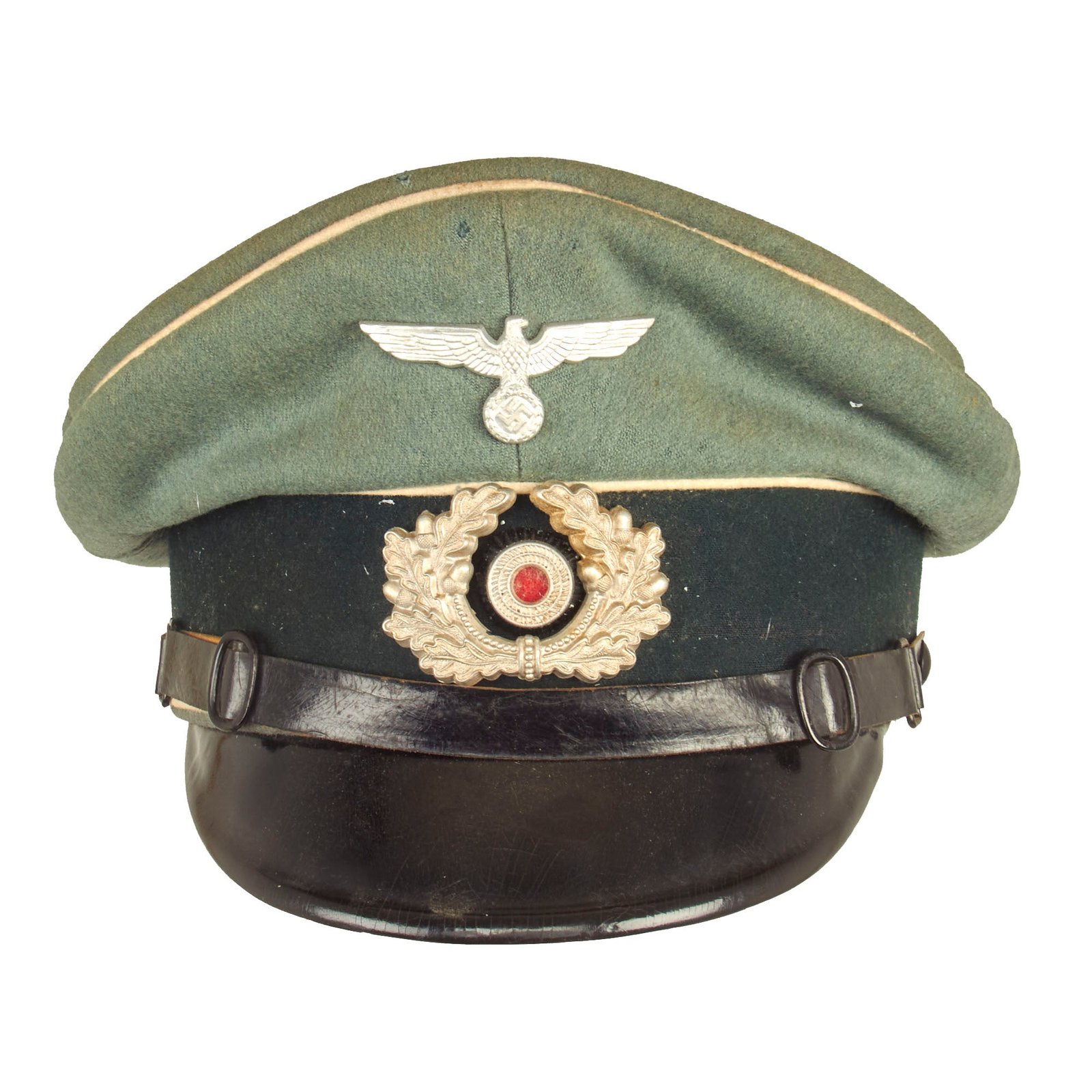 Buy Original German WWII Army Heer Infantry EM/NCO Schirmmütze Visor Crush Cap | Original Firearms Antique For Sale