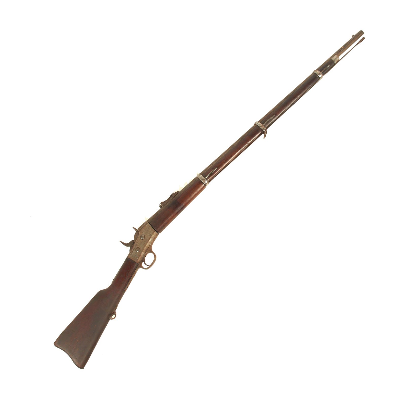 Buy Original U.S. Remington Rolling Block Model 1869 Egyptian Contract Rifle in "As Found" Condition | Original Firearms Antique For Sale