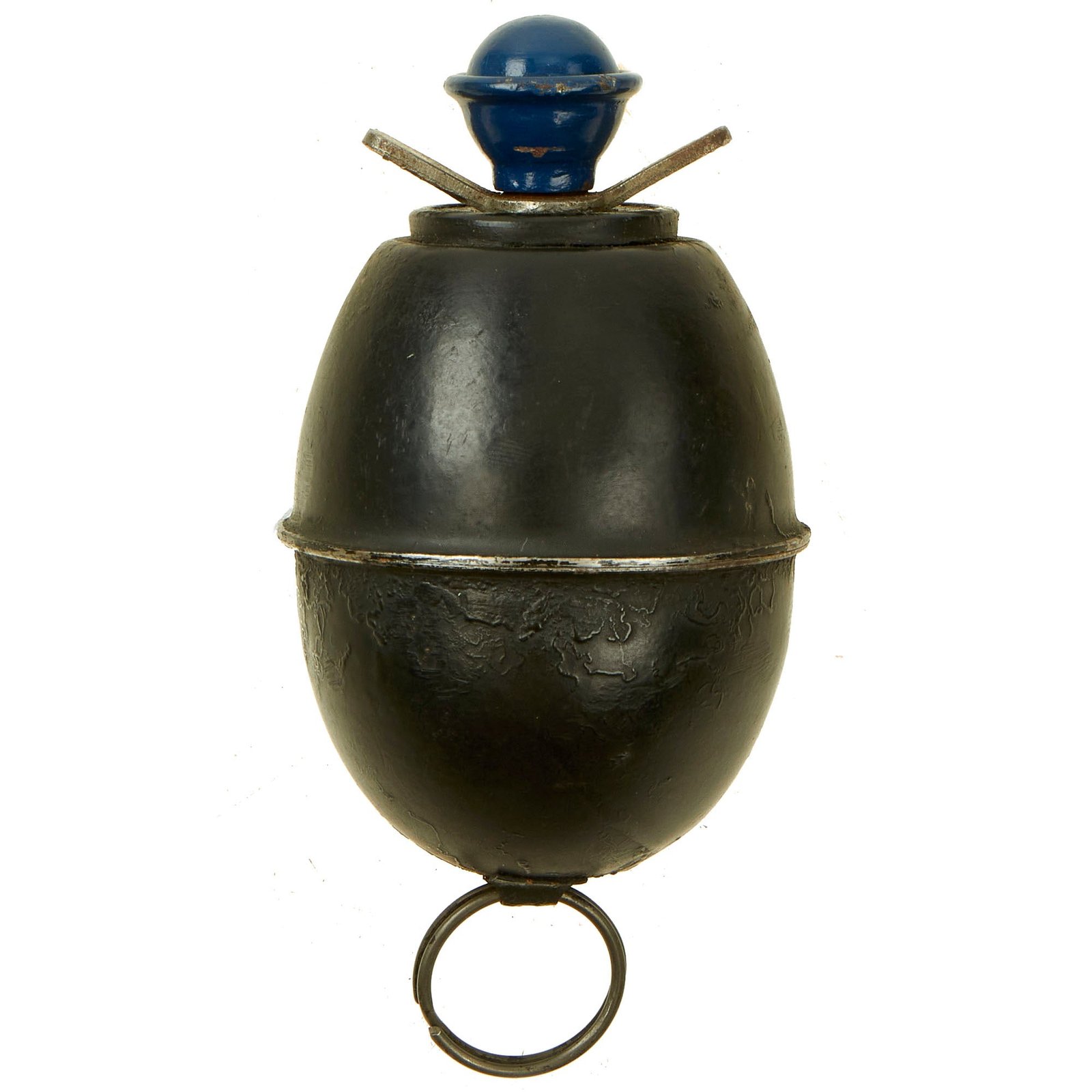 Buy Original German WWII Model 39 Egg Hand Grenade with Original Fuze & Wings - Inert Eierhandgranate | Original Firearms Antique For Sale