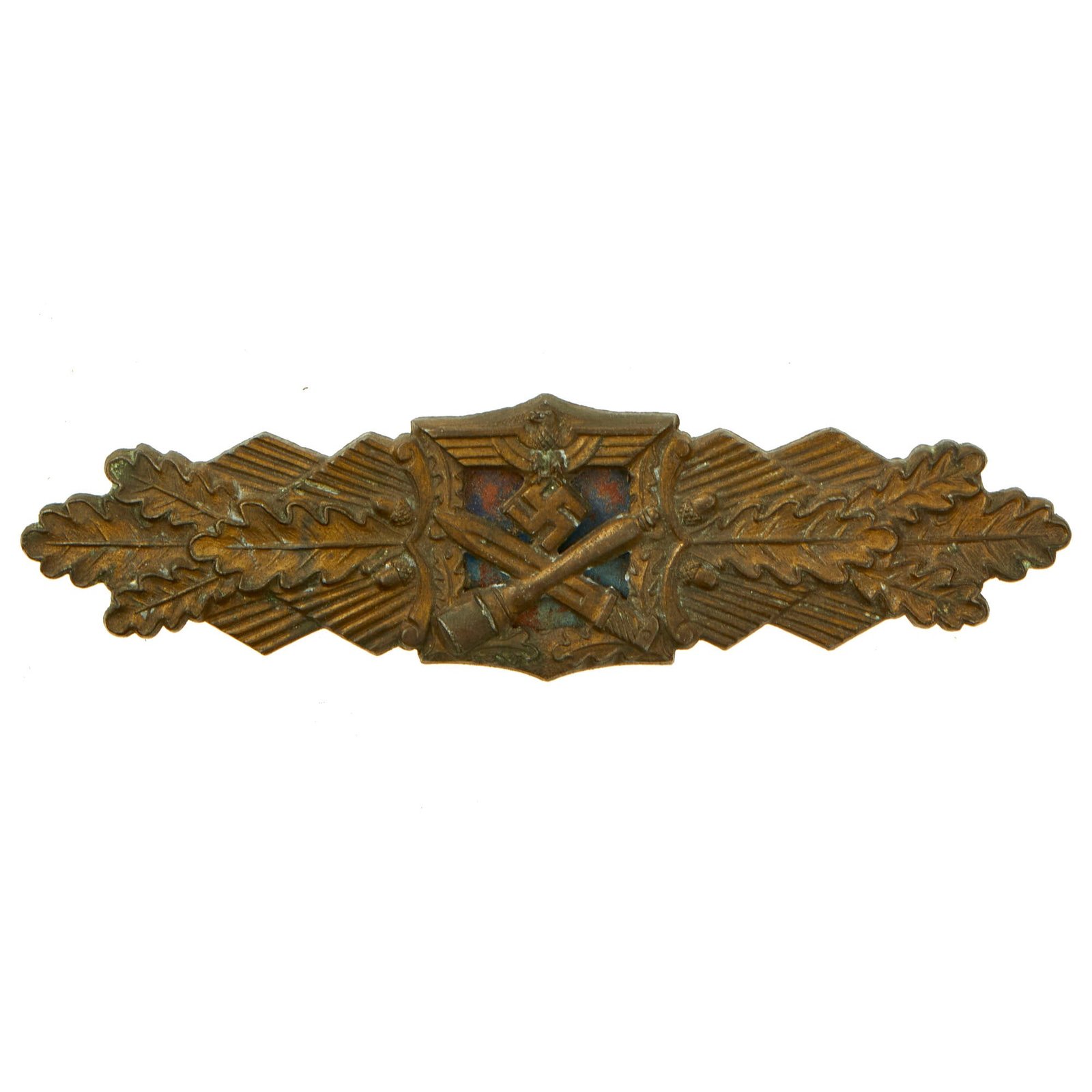 Buy Original German WWII Close Combat Clasp in Bronze by Arbeit Gemeinschaft Metal und Kunstoff of Gablonz | Original Firearms Antique For Sale