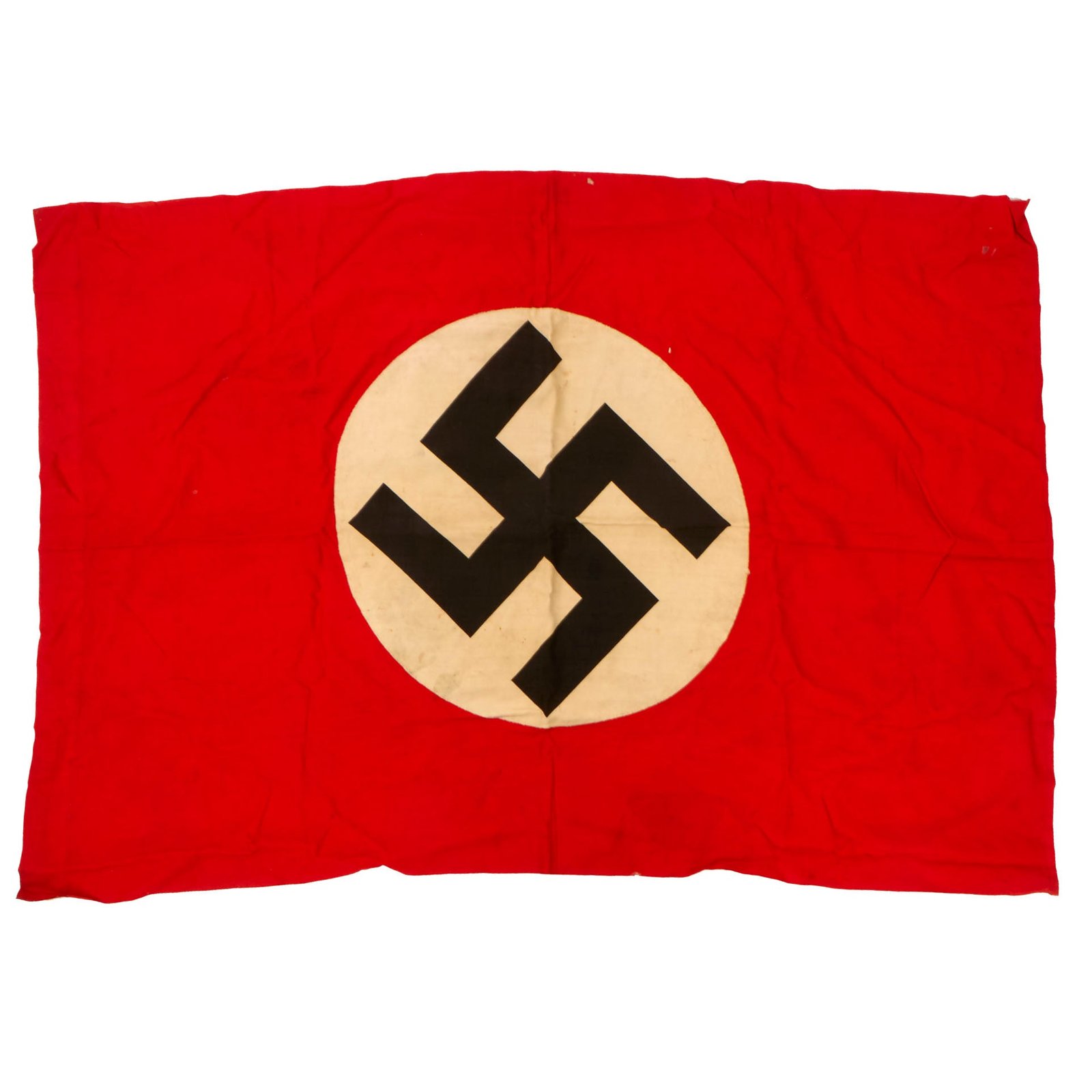 Buy Original German WWII NSDAP Double Sided National Political Banner Flag - 31"x 45” | Original Firearms Antique For Sale
