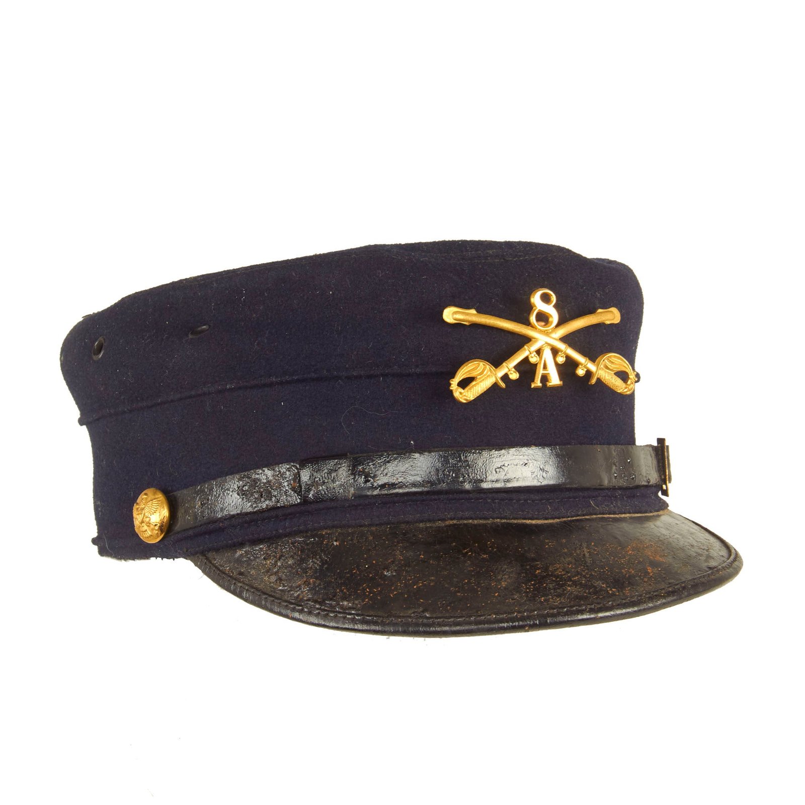 Buy Original U.S. Spanish-American War Era 8th Cavalry Regiment M-1895 Enlisted Forage | Original Firearms Antique For Sale