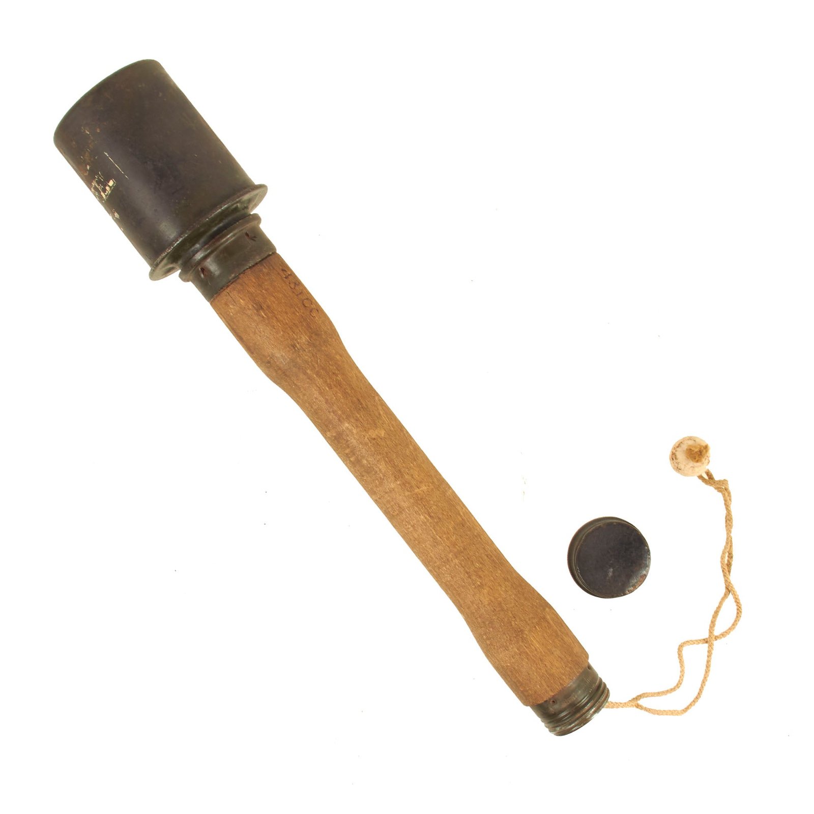 Buy Original German WWII 1943 dated M24 Stick Grenade by Hermann Nier - Stielhandgranate | Original Firearms Antique For Sale