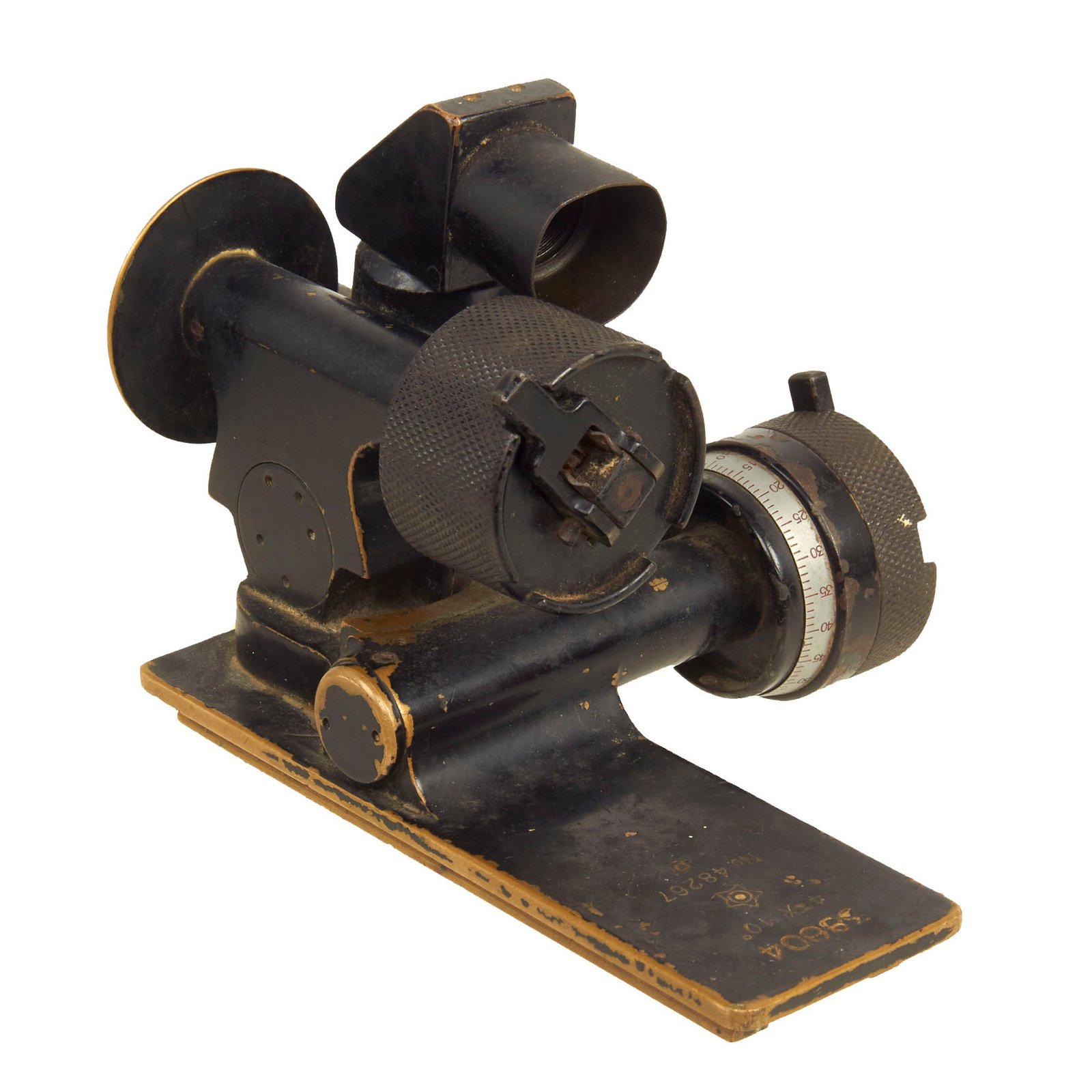 Buy Original Imperial Japanese WWII 4x Telescopic Sight For Type 92 Heavy Machine Gun | Original Firearms Antique For Sale