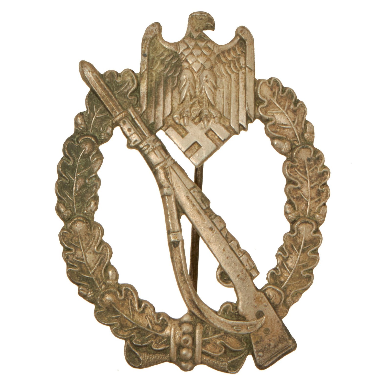 Buy Original German WWII Silver Grade Infantry Assault Badge -  Unmarked | Original Firearms Antique For Sale
