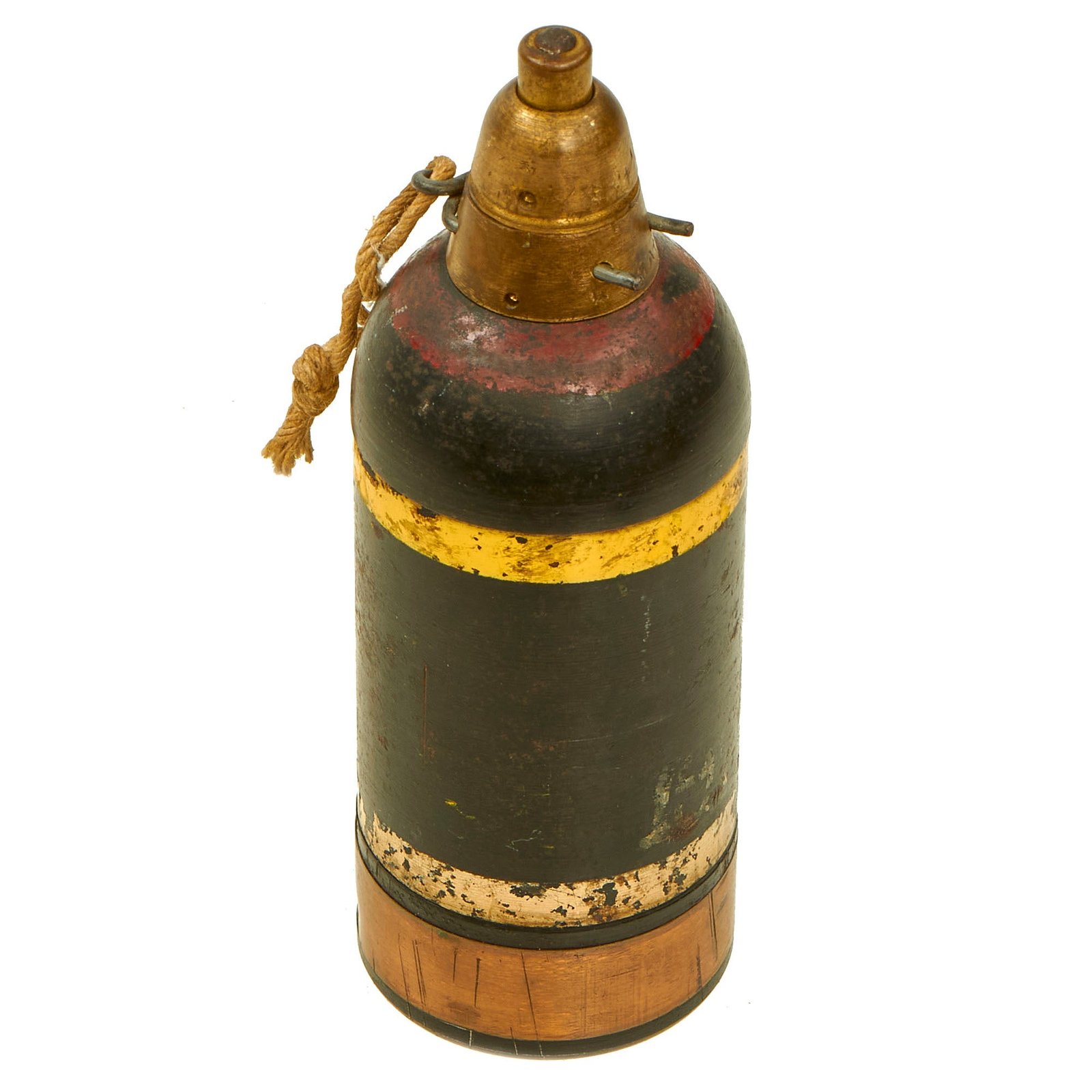 Buy Original Japanese WWII Type 89 Knee Mortar 50mm Grenade Discharger Inert Round - Dated 1943 | Original Firearms Antique For Sale