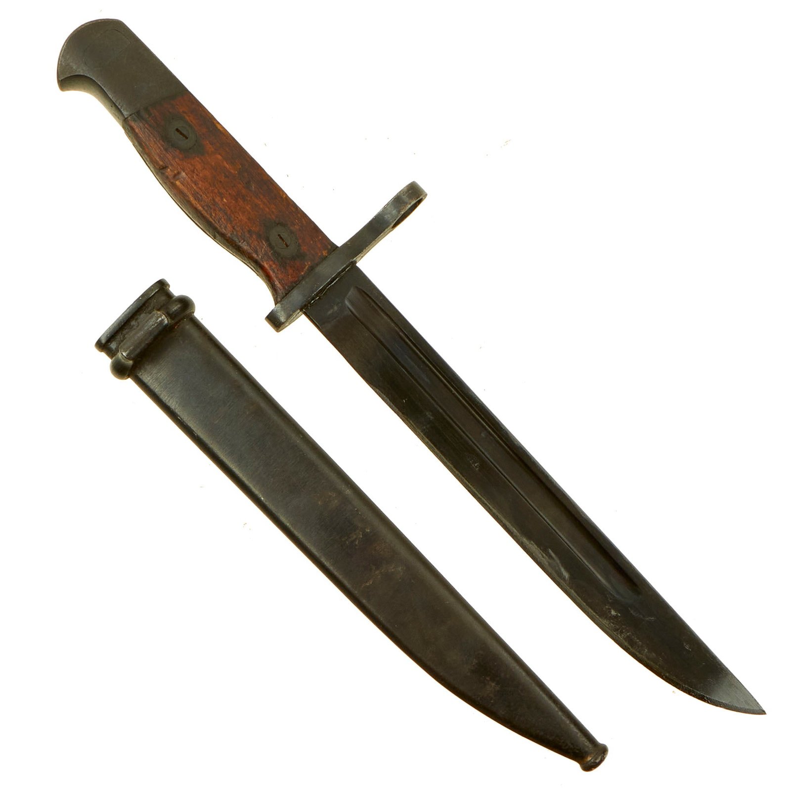 Buy Original Japanese WWII Type 100 Paratrooper Bayonet with Scabbard by Toyoda Automatic Loom - Very Rare | Original Firearms Antique For Sale