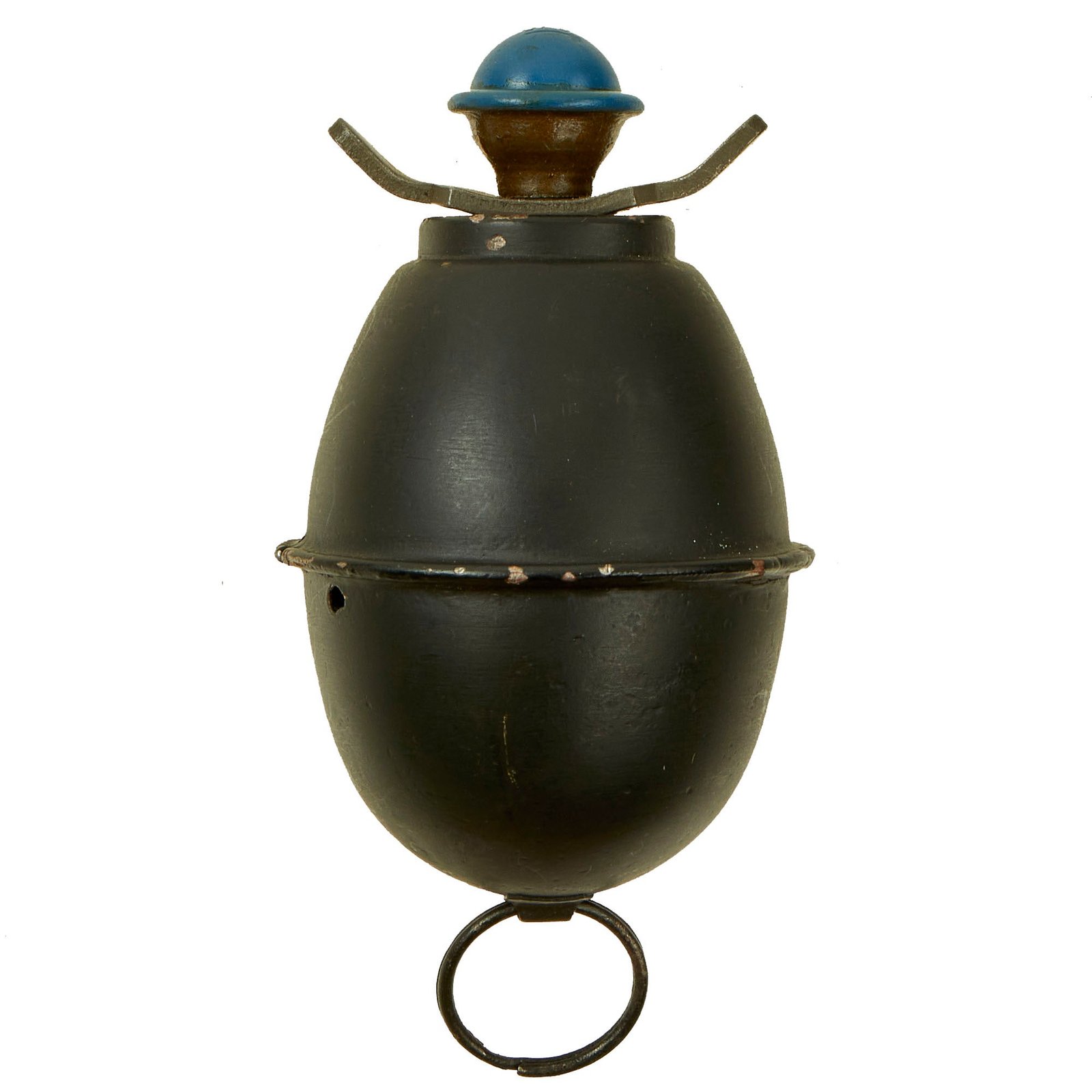 Buy Original German WWII Model 39 Egg Hand Grenade with Original Fuze & Wings - Inert Eierhandgranate | Original Firearms Antique For Sale