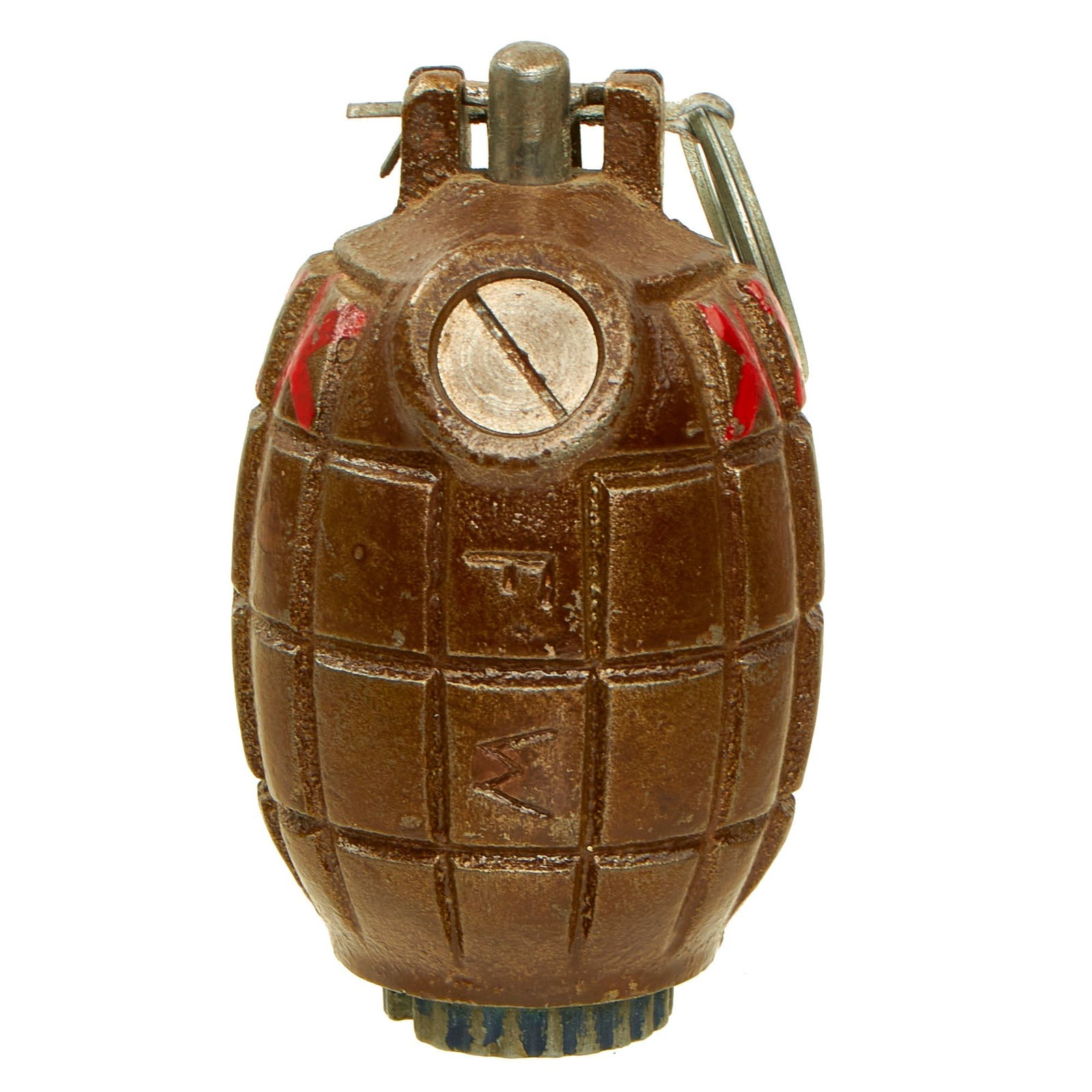 Buy Original British WWII Mills Bomb No. 36M MKI Grenade by Frost & Woods of Canada - dated 1944 | Original Firearms Antique For Sale