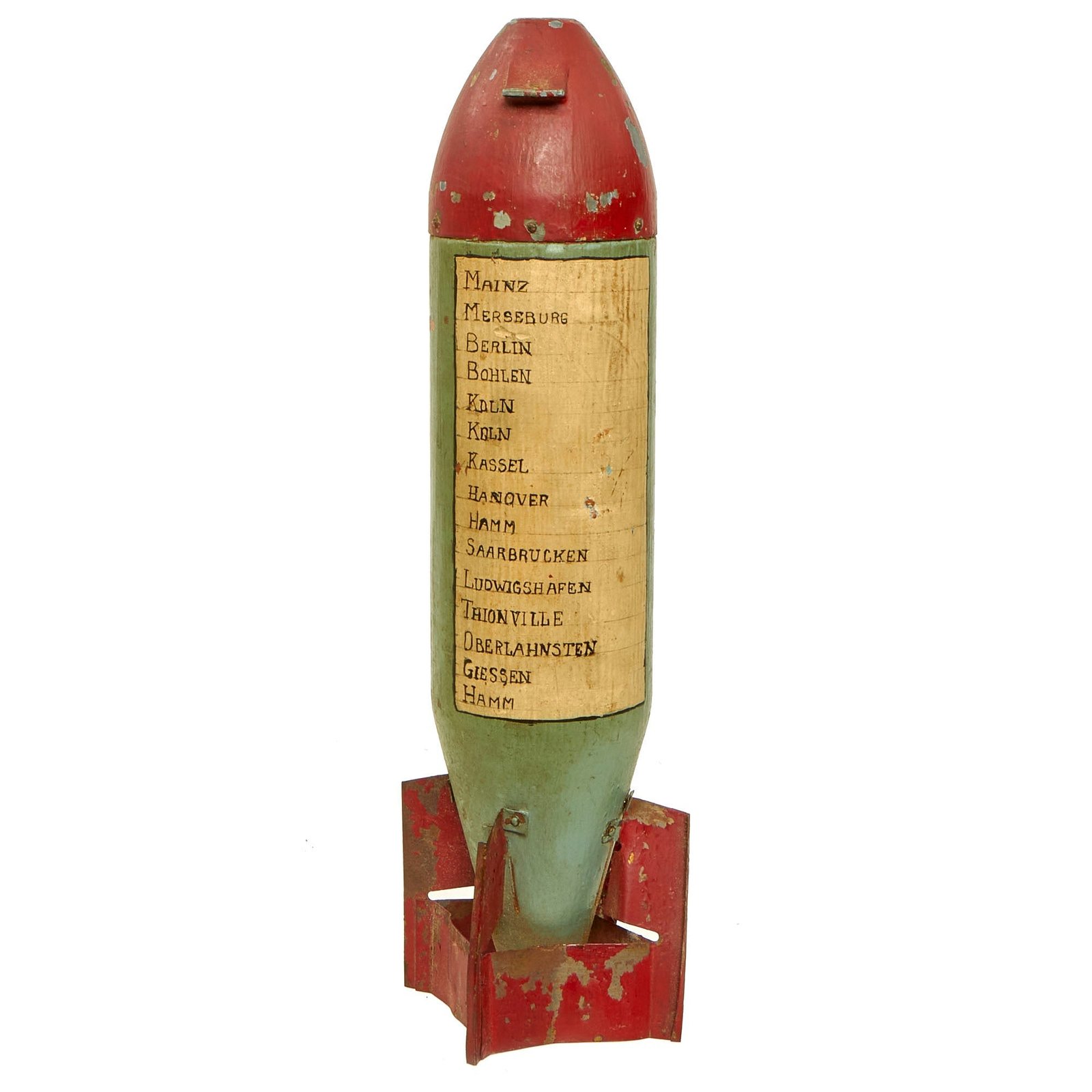 Buy Original U.S. WWII USAAF AN Mark 4 Aircraft Night Signal Float Light Personalized With “Target Signatures” | Original Firearms Antique For Sale