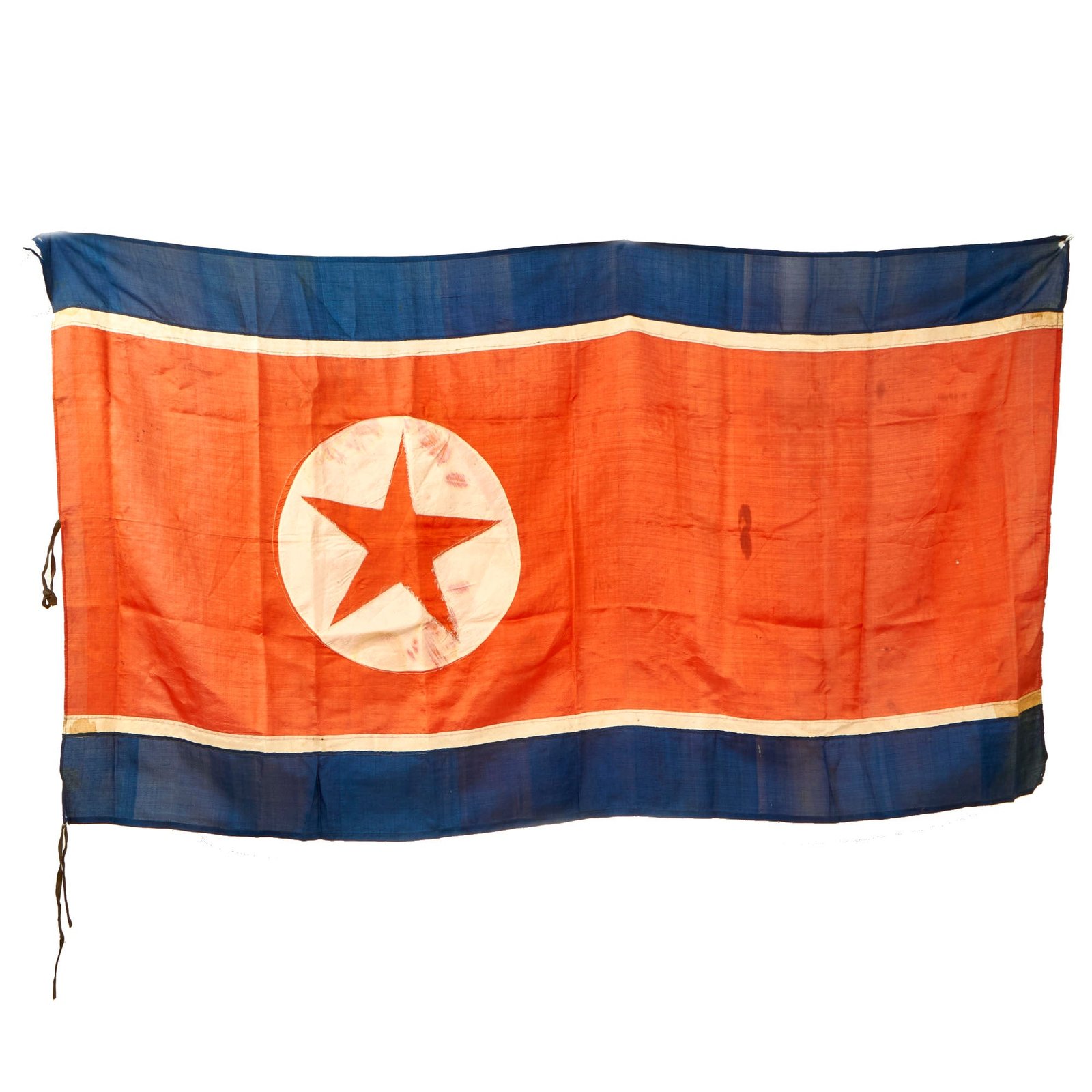 Buy Original U.S. Korean War Captured Flag of North Korea - 70” x 38” | Original Firearms Antique For Sale