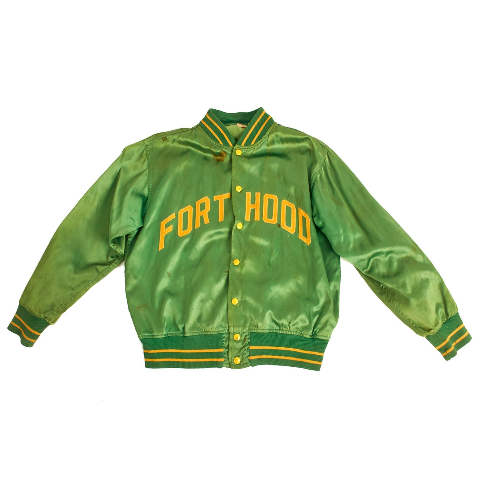 Buy Original U.S. Korean War Era US Army Fort Hood “TANKERS” Green Sports Jacket by Wilson - Size 42 | Original Firearms Antique For Sale