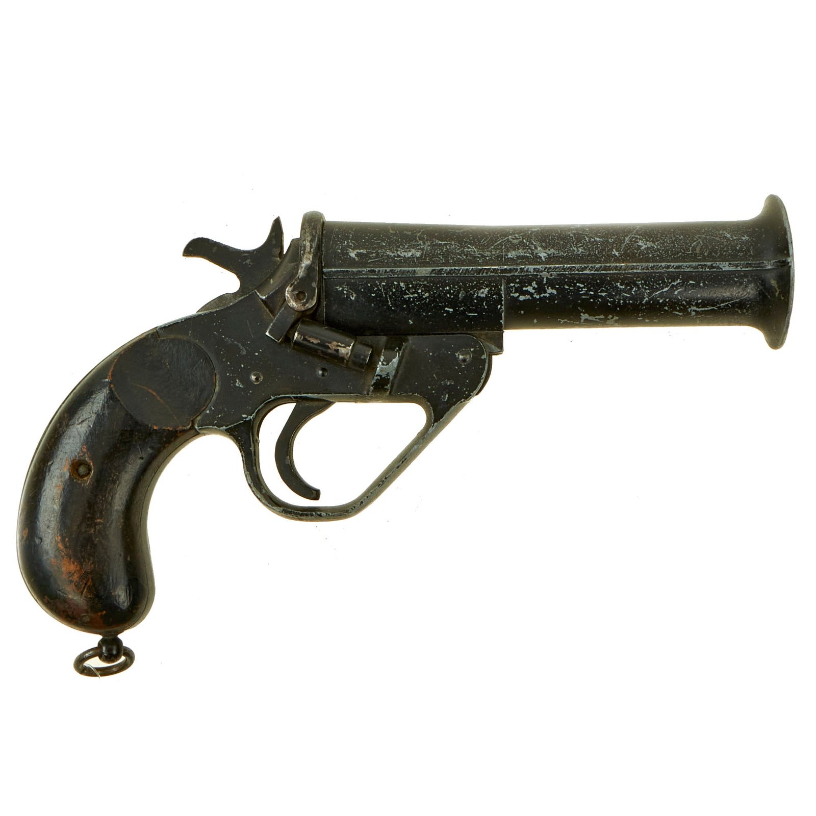 Buy Original Canadian WWII Zinc Webley No 1 Mk V Style Flare Signal Pistol - Serial 33093 | Original Firearms Antique For Sale