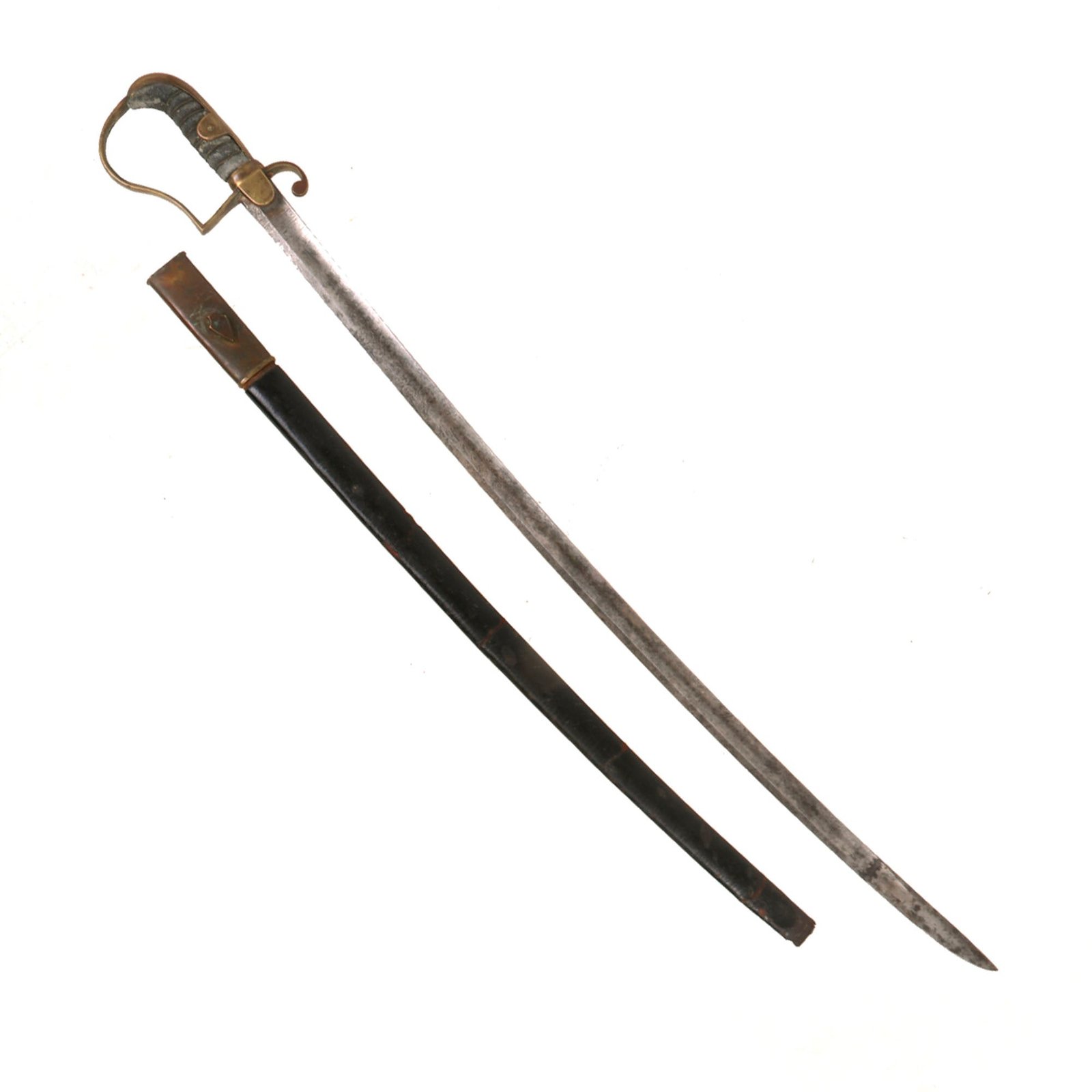 Buy Original German U.S. Civil War Era Non-Regulation Dress Sword with Partial Scabbard by C. Bernstorff u Eichwede in Hannover | Original Firearms Antique For Sale