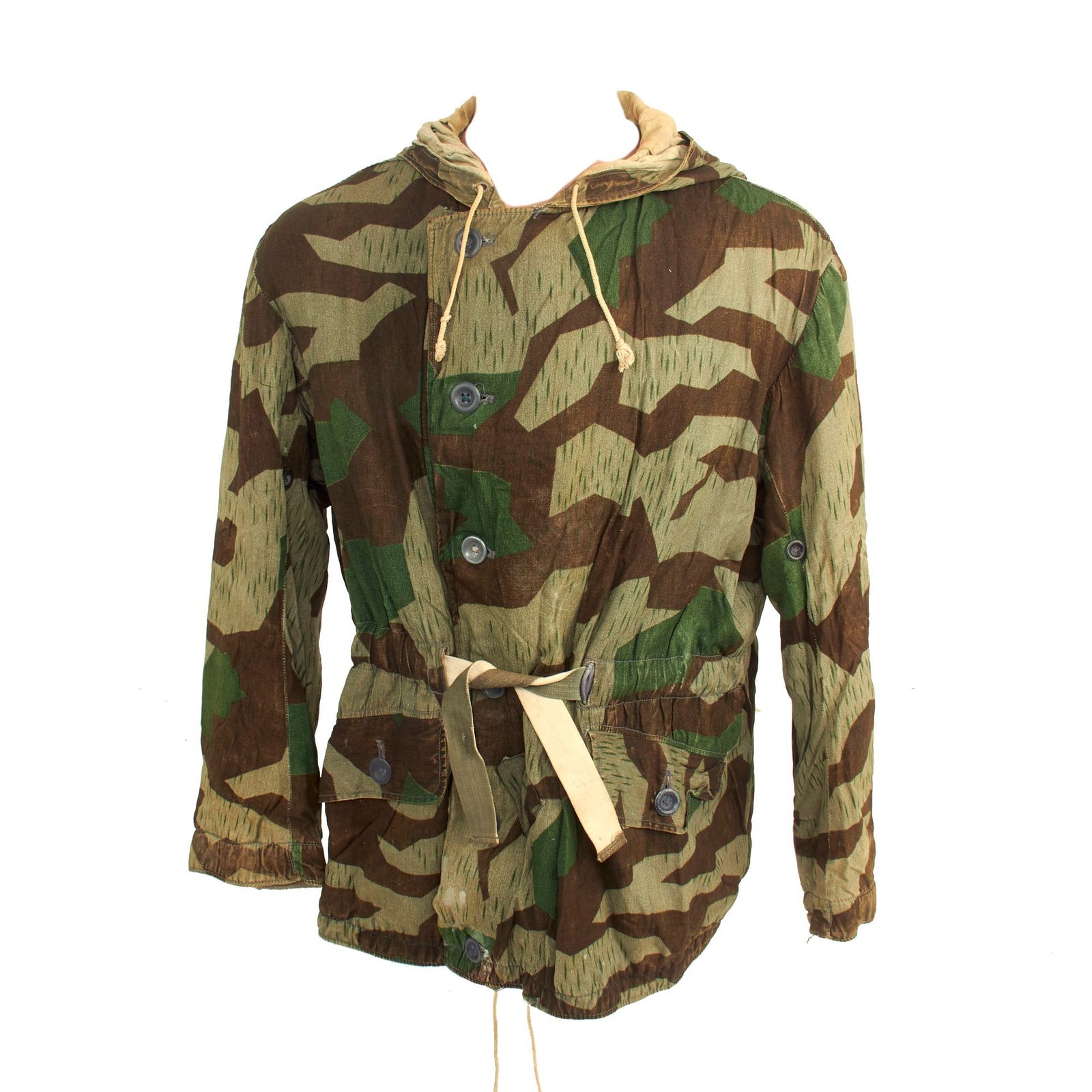 Buy Original German WWII Splinter “B” Camouflage Pattern Winter Parka - Non-Reversible | Original Firearms Antique For Sale