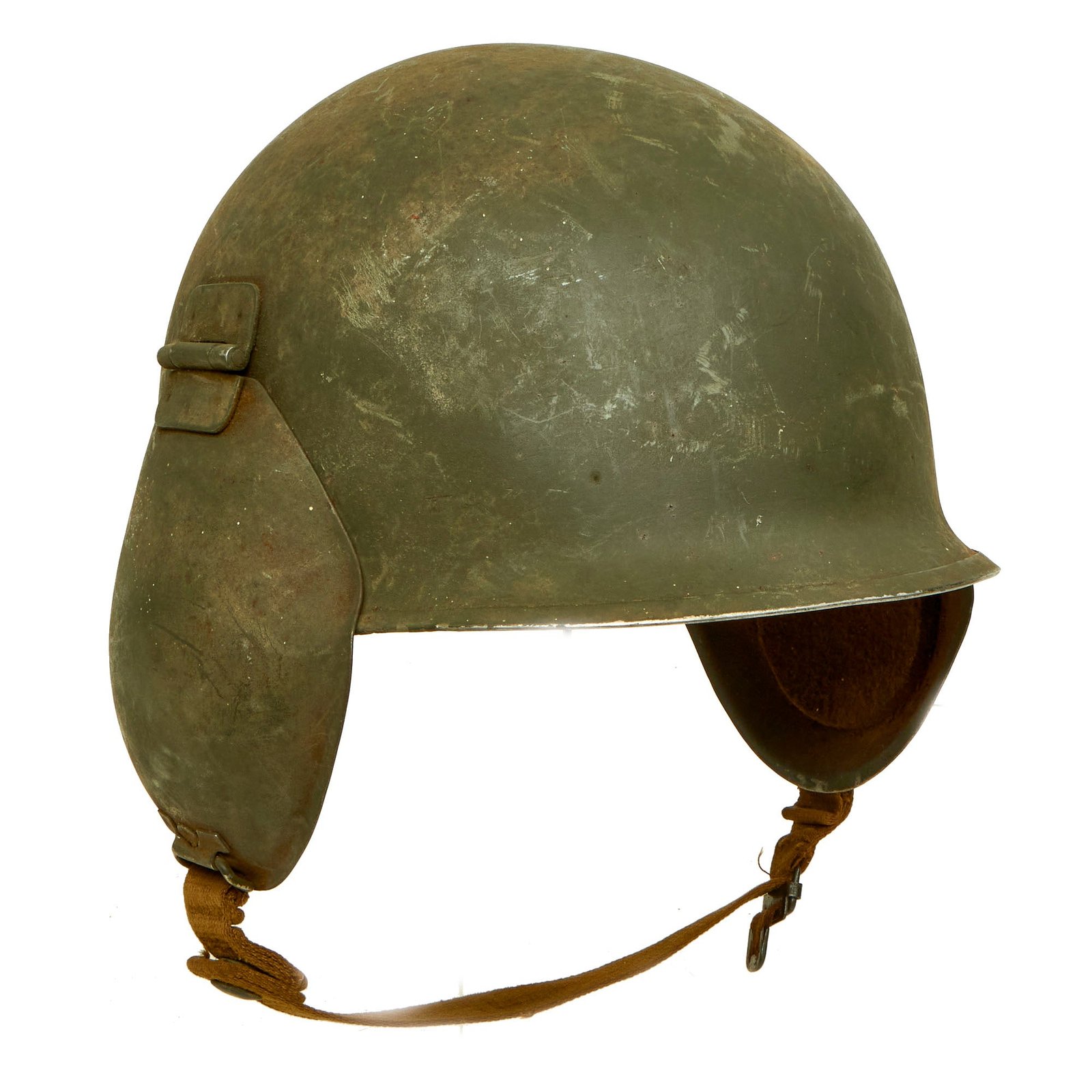 Buy Original U.S. WWII USAAF Bomber Crew M3 Steel FLAK Helmet | Original Firearms Antique For Sale