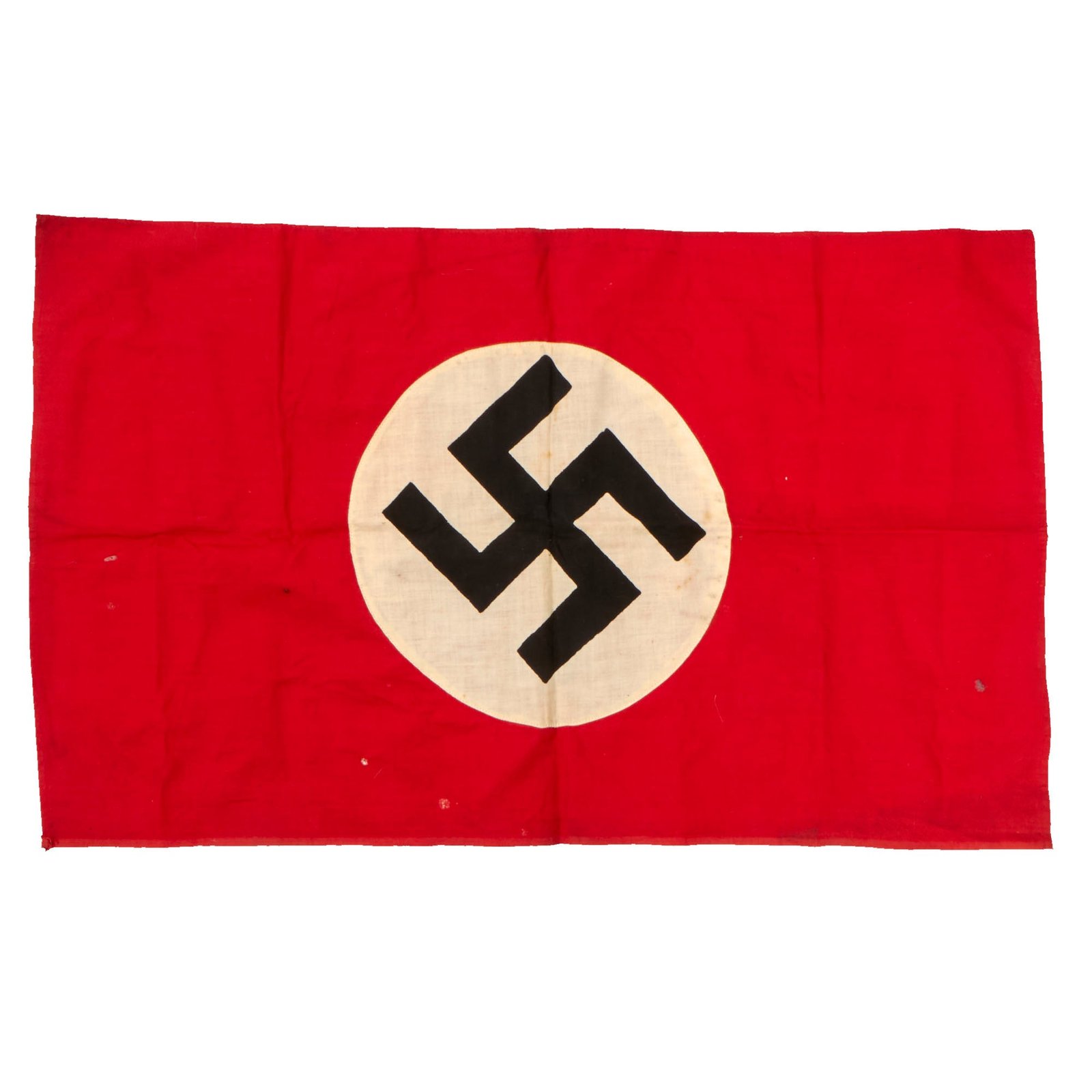 Buy Original German WWII NSDAP Small Double Sided National Political Flag - 15 ½" x 25" | Original Firearms Antique For Sale