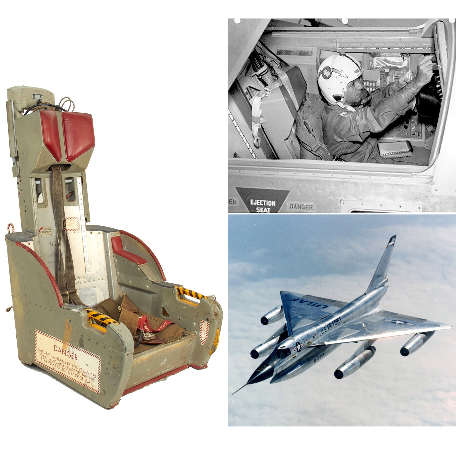 Buy Original U.S. Vietnam War Era Convair B-58A Hustler Ejection Seat - Dated 1961 | Original Firearms Antique For Sale
