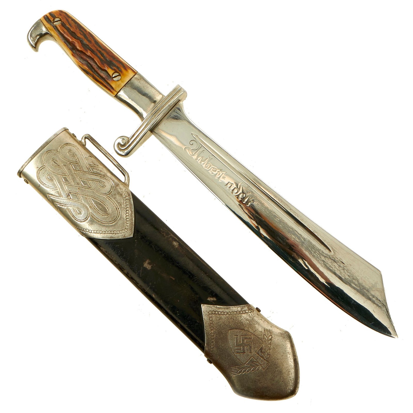 Buy Original German Pre-WWII RAD Labor Corps Enlisted Mans Hewer by Carl Eickhorn with Scabbard | Original Firearms Antique For Sale
