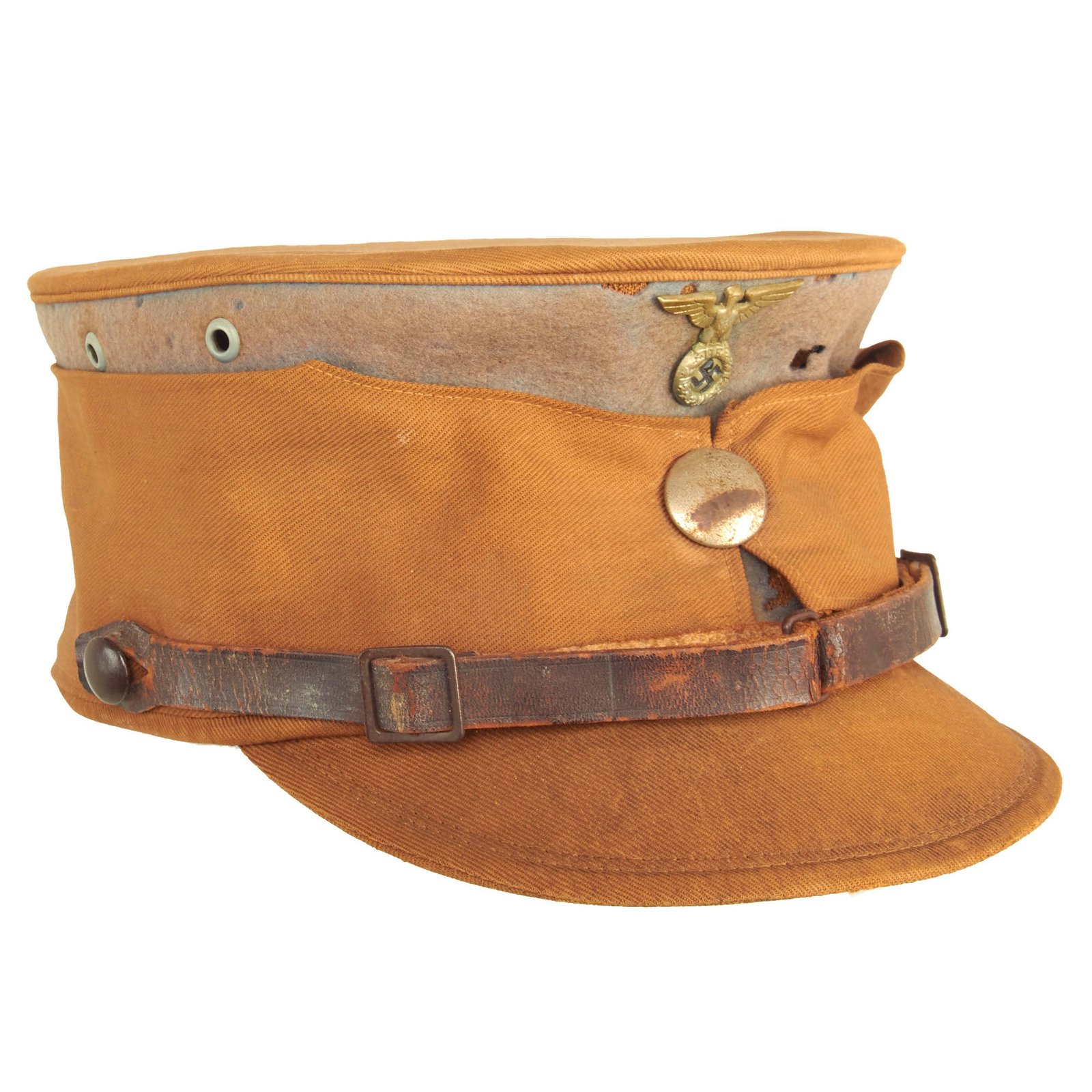 Buy Original German WWII Early SA Stormtrooper Tan and Light Blue Kepi from Gruppe Hochland with RZM Tag | Original Firearms Antique For Sale
