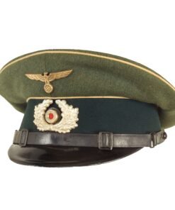 Buy Original German WWII 1936 Dated Regt. Marked Army Heer Infantry EM/NCO Schirmmütze Visor Cap by Karl Isken - Size 59 ½ | Original Firearms Antique For Sale