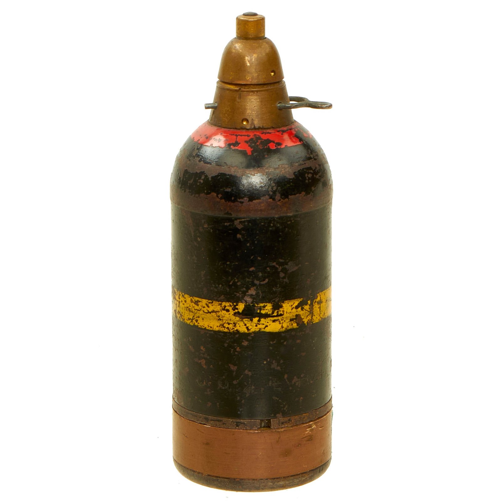 Buy Original Japanese WWII Type 89 Knee Mortar 50mm Grenade Discharger Inert Round - Dated 1940 | Original Firearms Antique For Sale