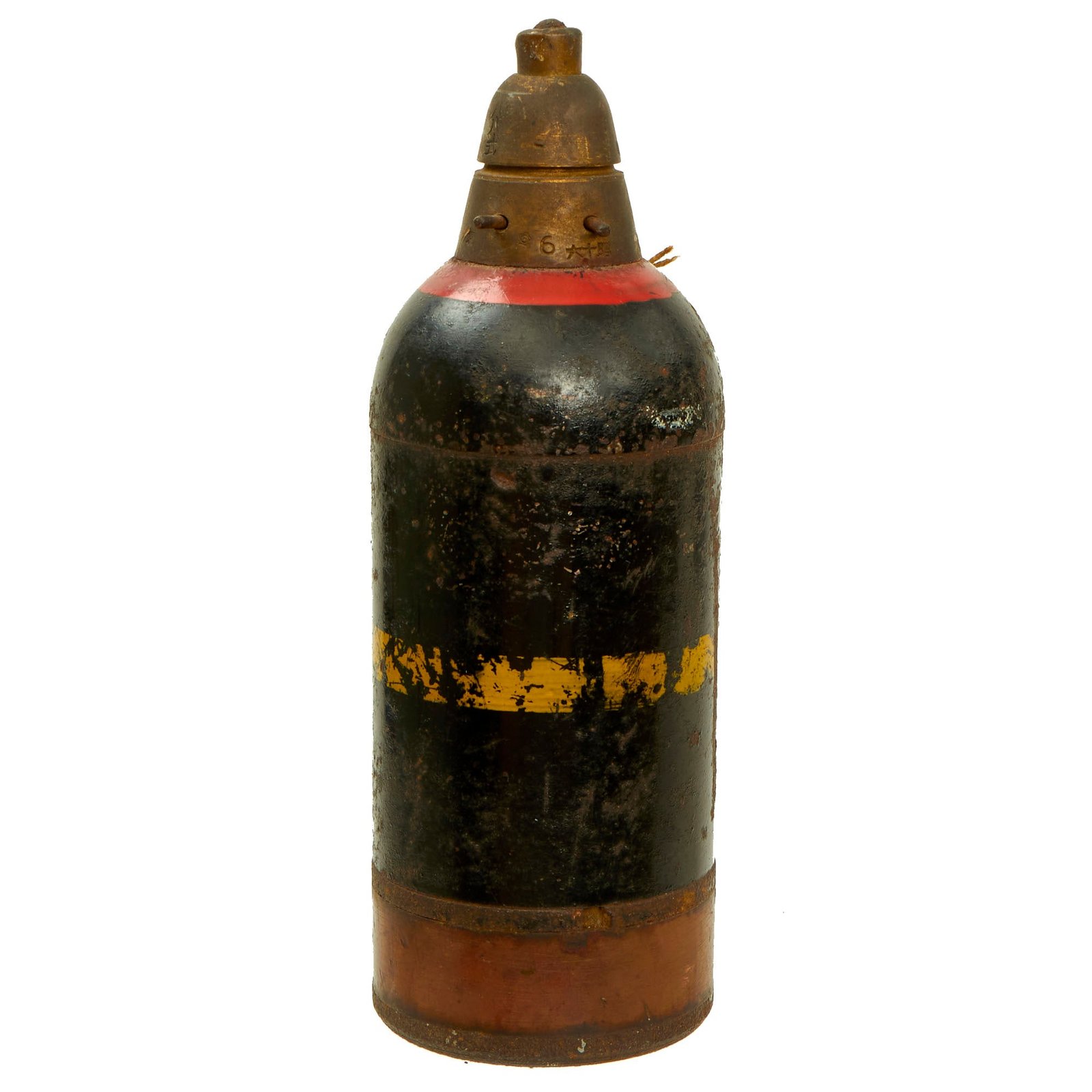 Buy Original Japanese WWII Type 89 Knee Mortar 50mm Grenade Discharger Inert Round - Dated 1941 | Original Firearms Antique For Sale