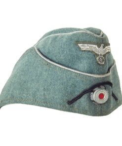 Buy Original German WWII Heer Army Field Upgraded Pioneer Officer M38 Size 59cm Overseas Cap - Schiffchen | Original Firearms Antique For Sale