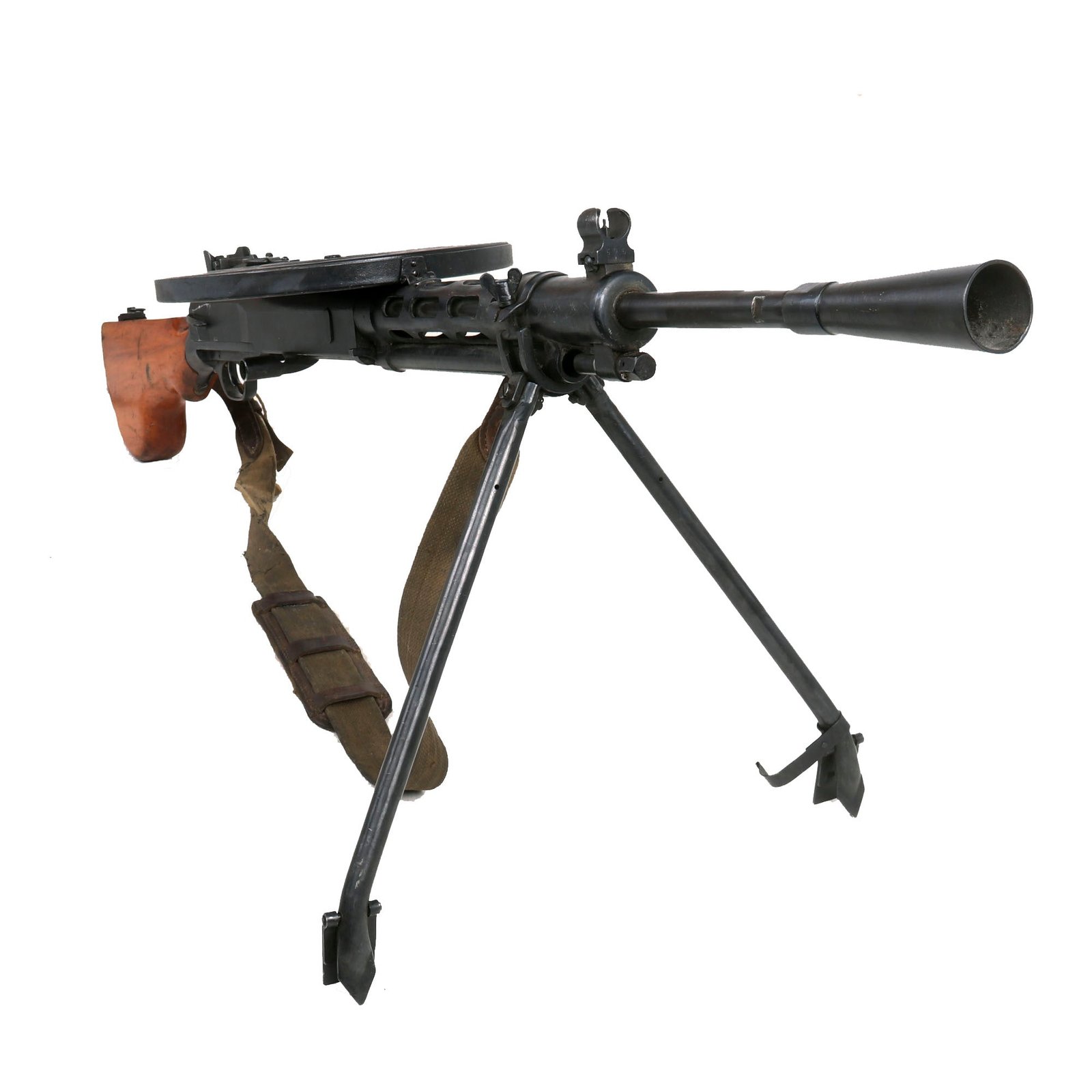 Buy Original Soviet WWII Era Degtyaryov DP 28 Display Light Machine Gun Serial ВД708 with Pan Magazine & Sling | Original Firearms Antique For Sale