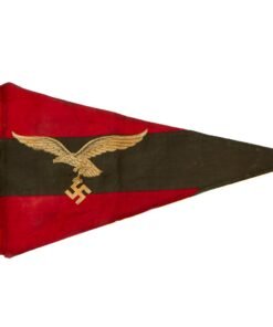 Buy Original German WWII Luftwaffe Flak Artillery Battalion Officers Staff Pennant Flag Cutoff - 9" x 15 1/2" | Original Firearms Antique For Sale
