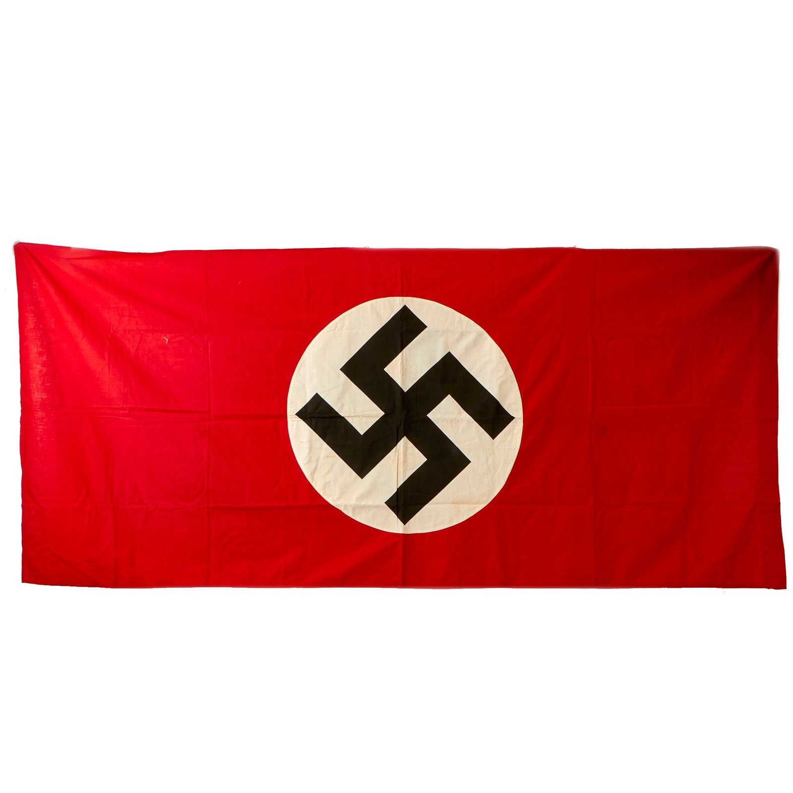 Buy Original German WWII NSDAP Unissued Large Multi-Piece Double Sided National Political Banner Flag - 93" x 42" | Original Firearms Antique For Sale