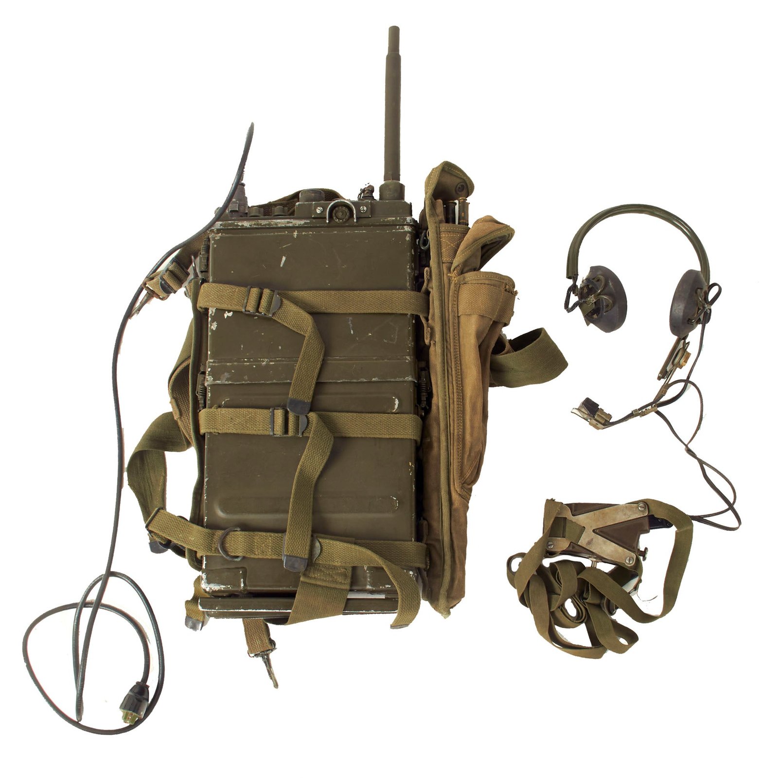 Buy Original U.S. Korean & Vietnam War RT-176 AN/PRC-10 Backpack Radio Rig - Serial No. 9630 | Original Firearms Antique For Sale