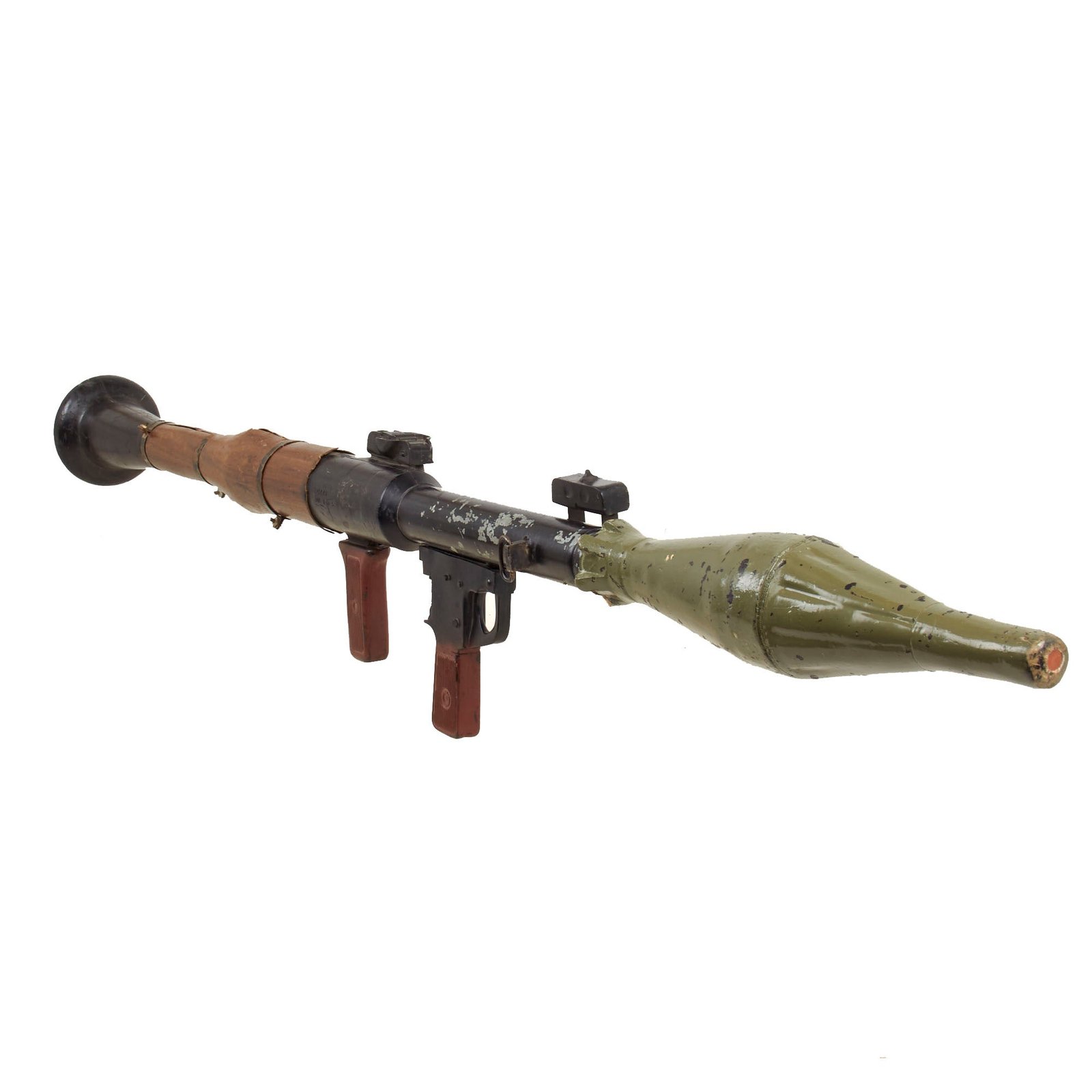 Buy Original U.S. Vietnam Era Rubber Training Aid Russian RPG-7B Rocket Propelled Grenade Launcher - Inert | Original Firearms Antique For Sale