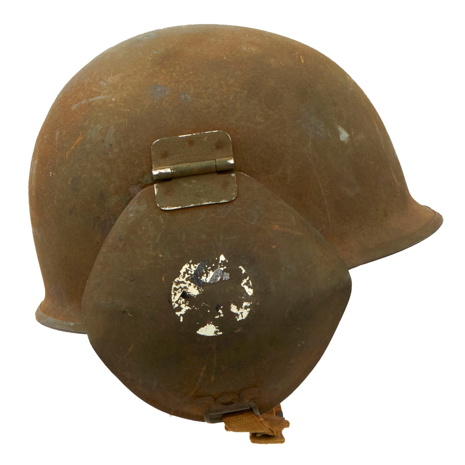 Buy Original U.S. WWII USAAF Bomber Crew M3 Steel FLAK Helmet With NSDAP Insignia | Original Firearms Antique For Sale