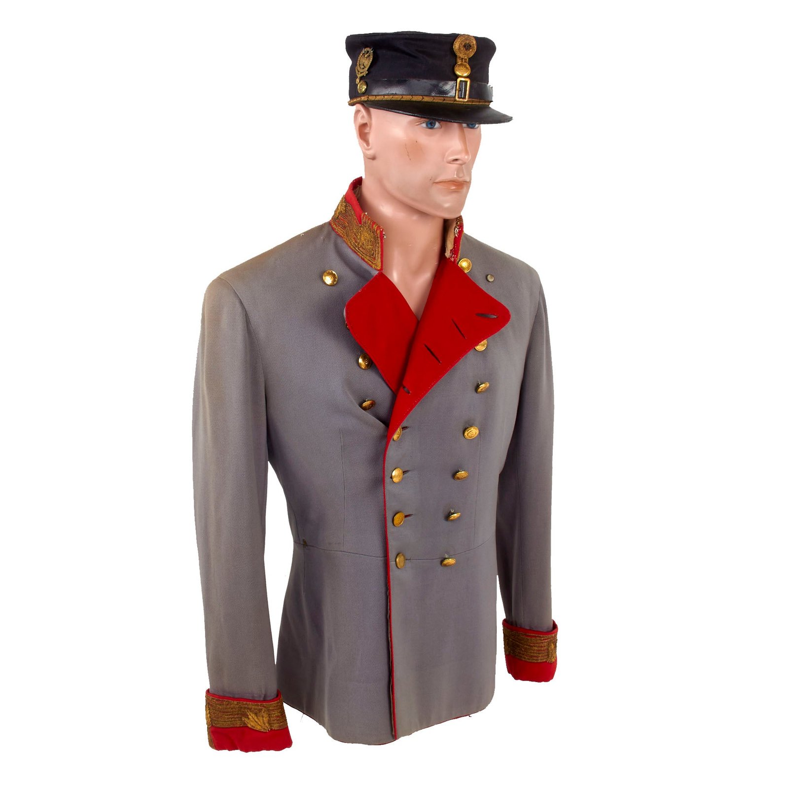 Buy Original Austro-Hungarian Empire WWI Era Feldmarschall Waffenrock Tunic with Decorated Kepi - Formerly Part of the A.A.F. Tank Museum | Original Firearms Antique For Sale