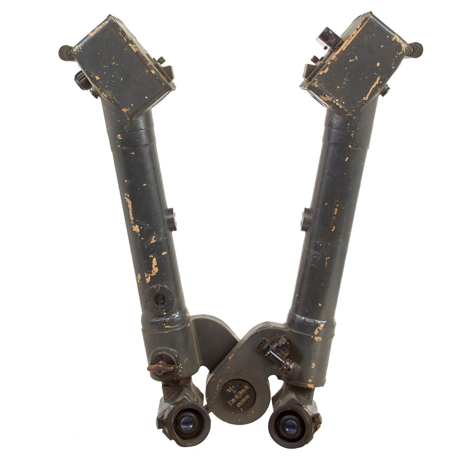 Buy Original German WWII Panzer Tank Em 0.9m R "Scissor" Stereoscopic Rangefinder by Carl Zeiss (blc) - A.A.F. Tank Museum | Original Firearms Antique For Sale