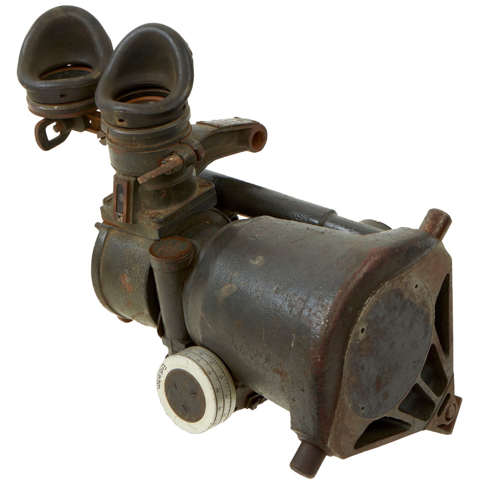 Buy Original German WWII Luftwaffe Flak Zielfernrohr 20E Z.F.20E Telescopic Sight with Elevation Quadrant by C.A. Steinheil Söhne GmbH | Original Firearms Antique For Sale