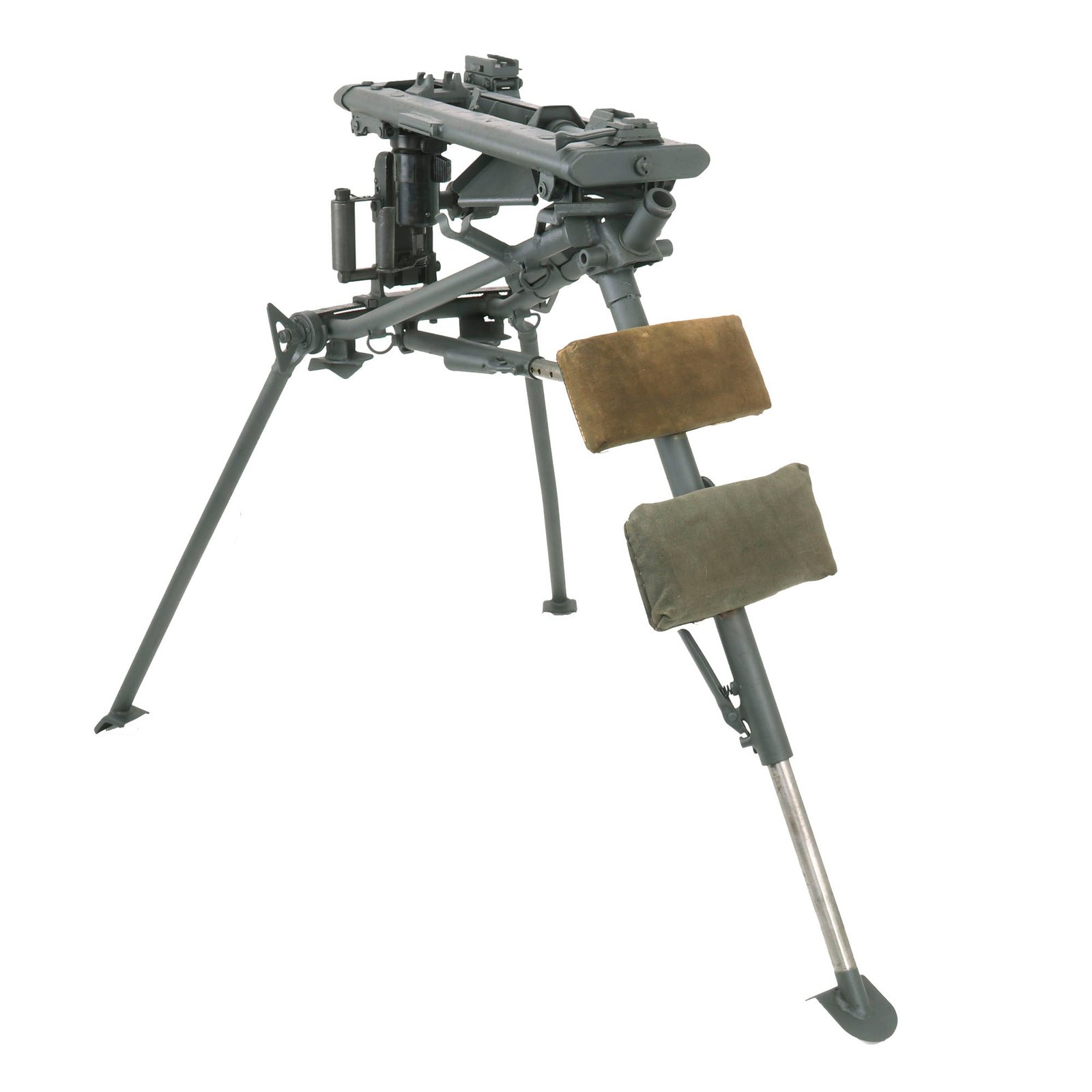 Buy Original German WWII Era MG 42 Sustained Fire Lafette Mount Tripod - Repainted Panzergrau | Original Firearms Antique For Sale