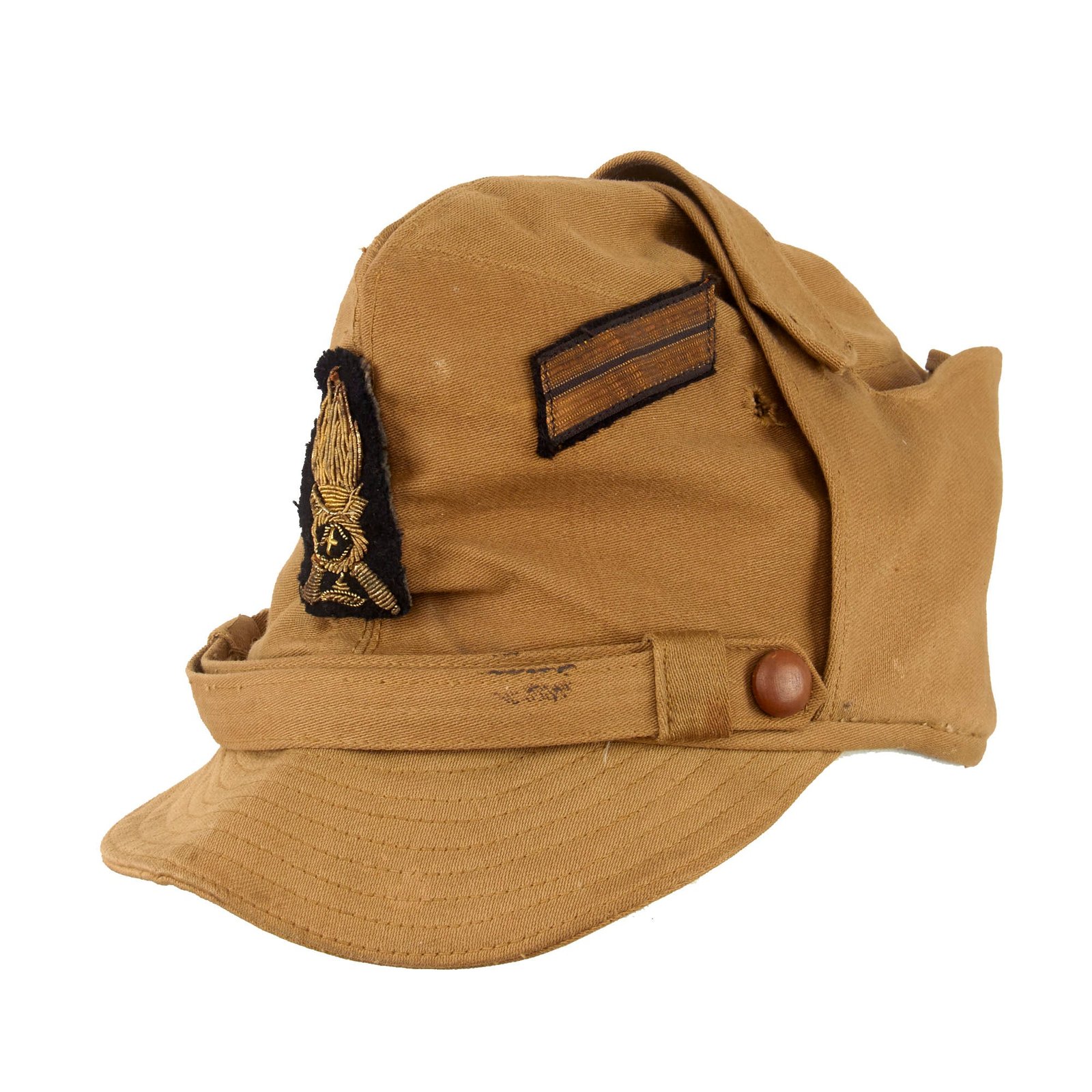 Buy Original Italian WWII Africa Campaign Armored Regiment Lieutenant’s Bustina Field Cap | Original Firearms Antique For Sale