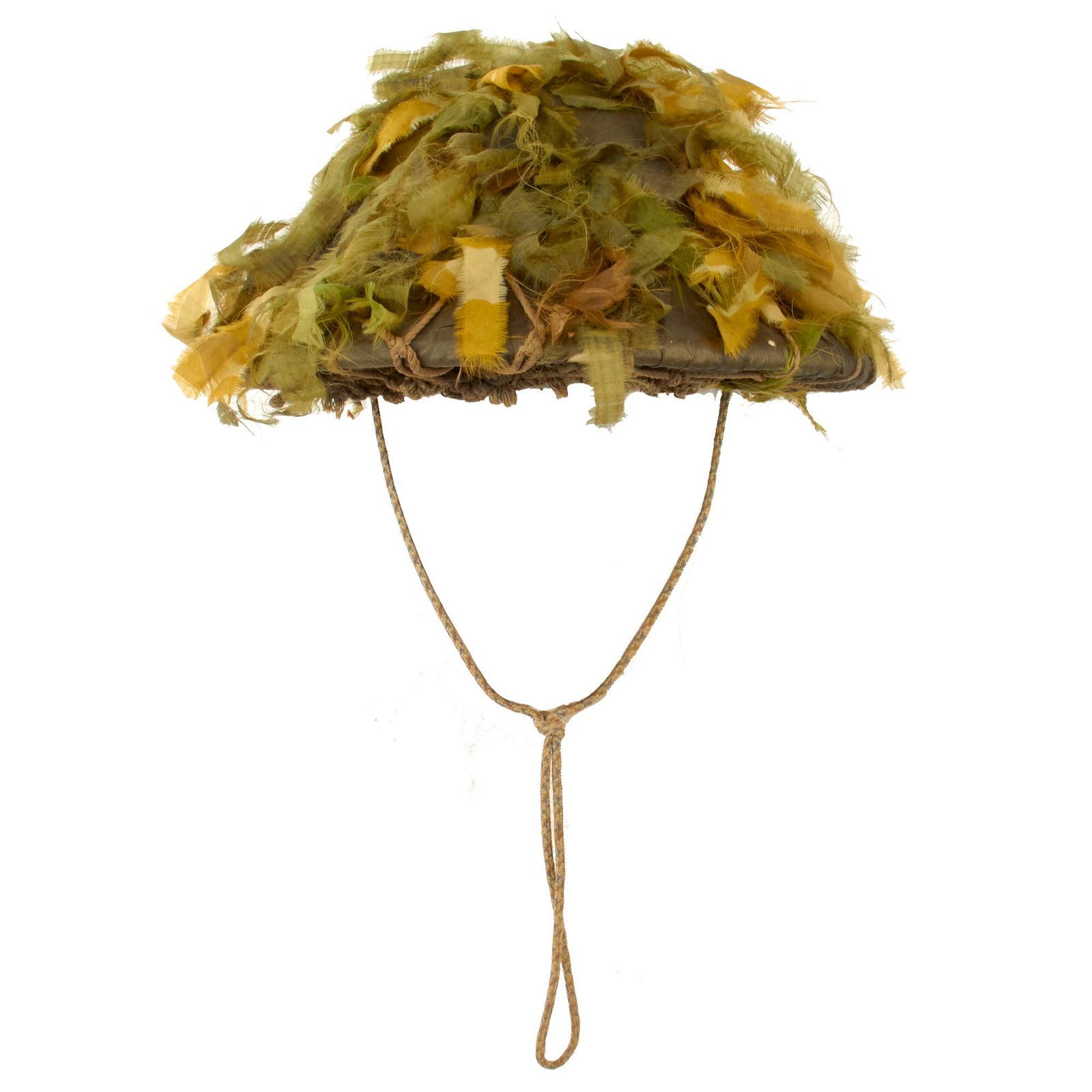 Buy Original Vietnam War North Vietnamese Army (NVA) Netted With Camouflage Scrim Pith Helmet | Original Firearms Antique For Sale