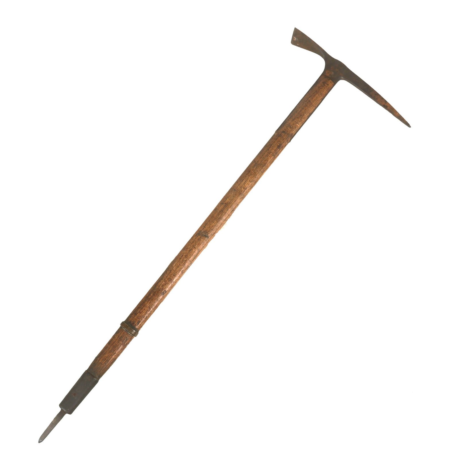 Buy Original German WWII Austrian-Made Mountain Trooper’s Ice Pickaxe - Unit Marked - Gebirgsjäger Spitzhacke | Original Firearms Antique For Sale