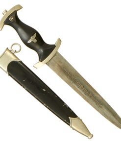 Buy Original German WWII Model 1933 SS Dagger by Robert Klaas with Scabbard - RZM M7/37 RZM 1051/38 SS | Original Firearms Antique For Sale
